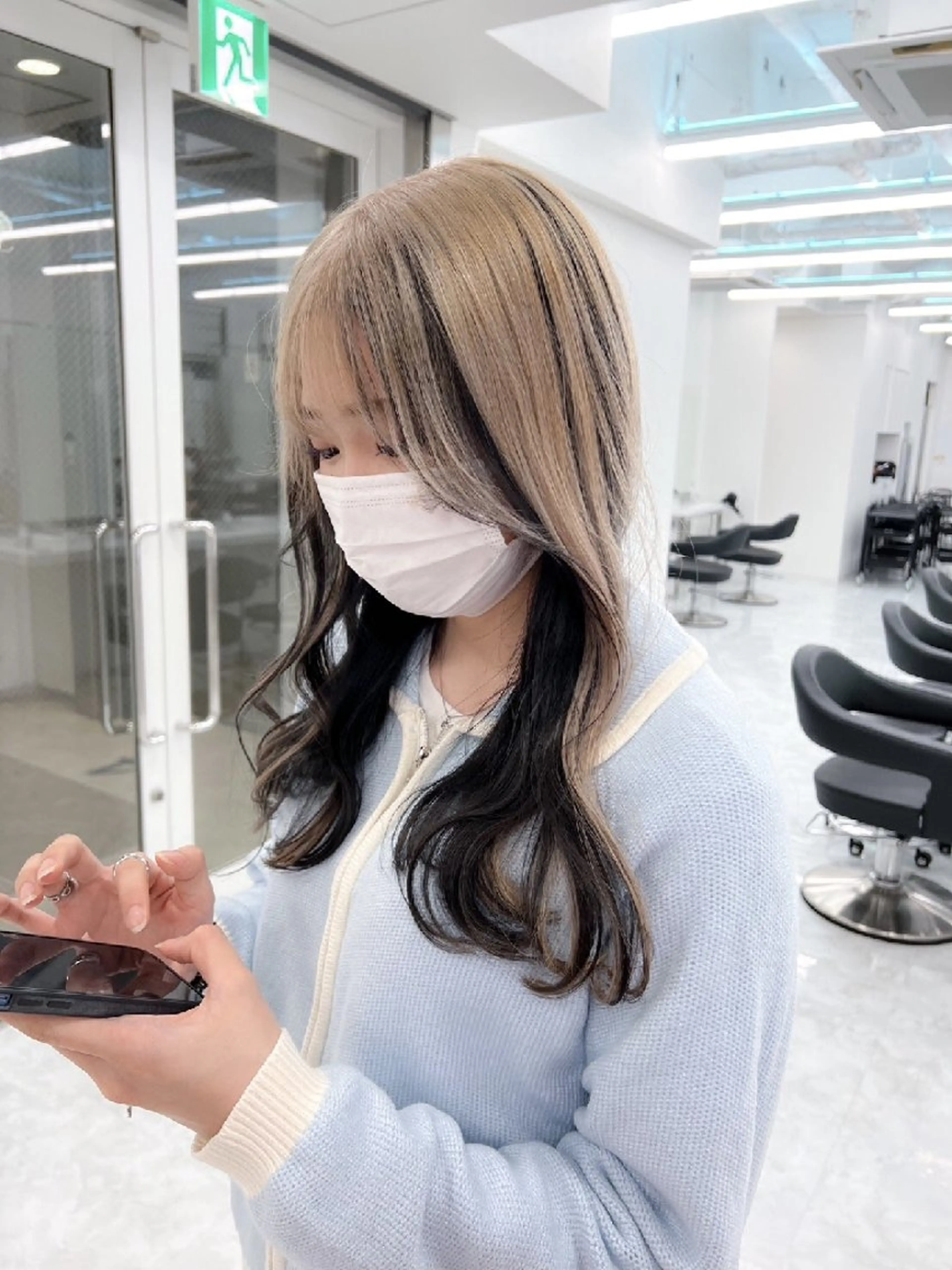 セミロング ヘアアレンジ カラー ヘアカラー トリートメント ヘッドスパ ヘアセット 🪞【公式】表参道 🪞knot🪞のヘアスタイル