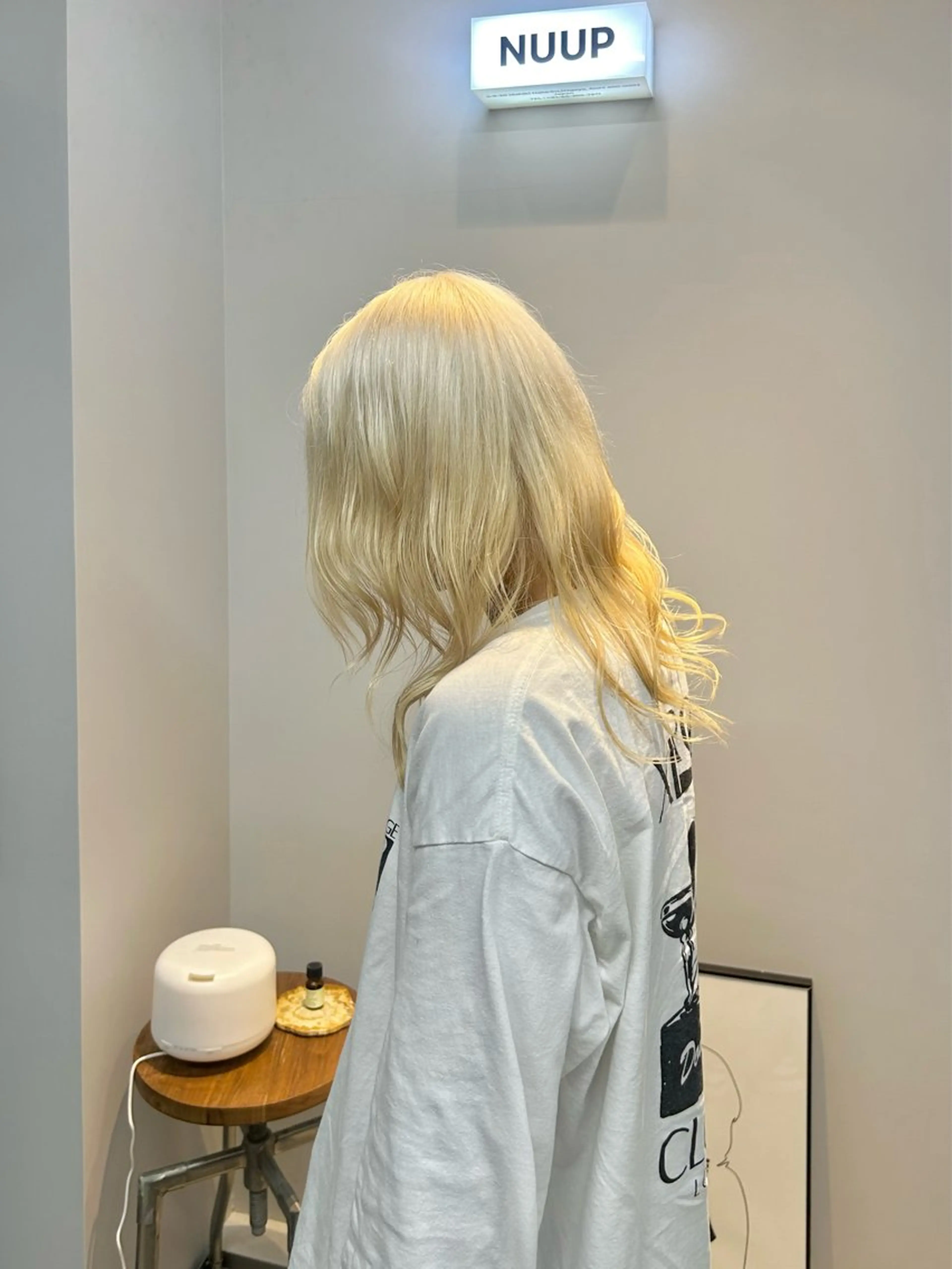 セミロング 縮毛矯正/髪質改善 /nuup岩田のヘアスタイル