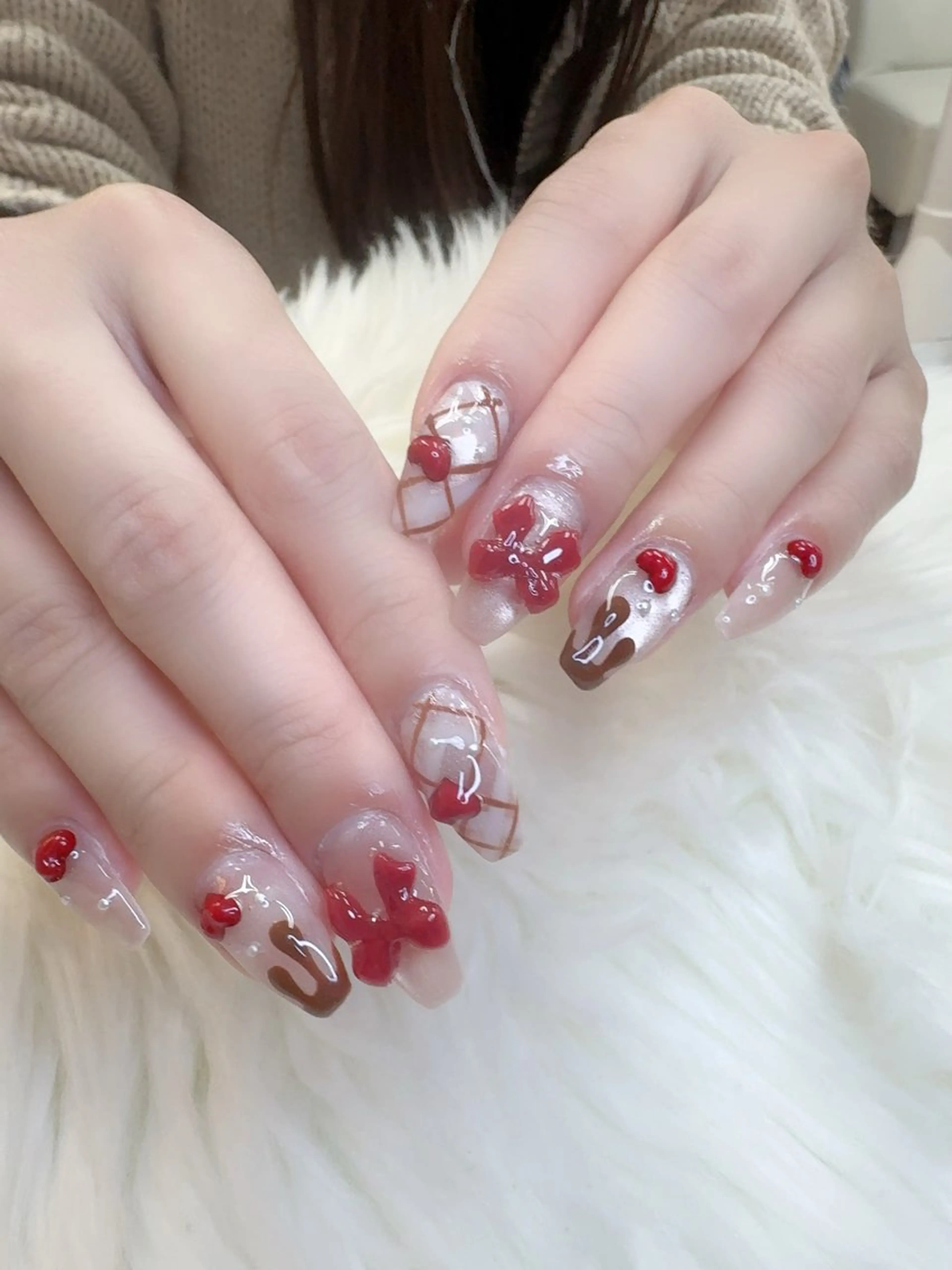 ネイル フレンチネイル 韓国ネイル マグネットネイル ニュアンスネイル オフィスネイル ハンドネイル Mlan Nailのネイルデザイン