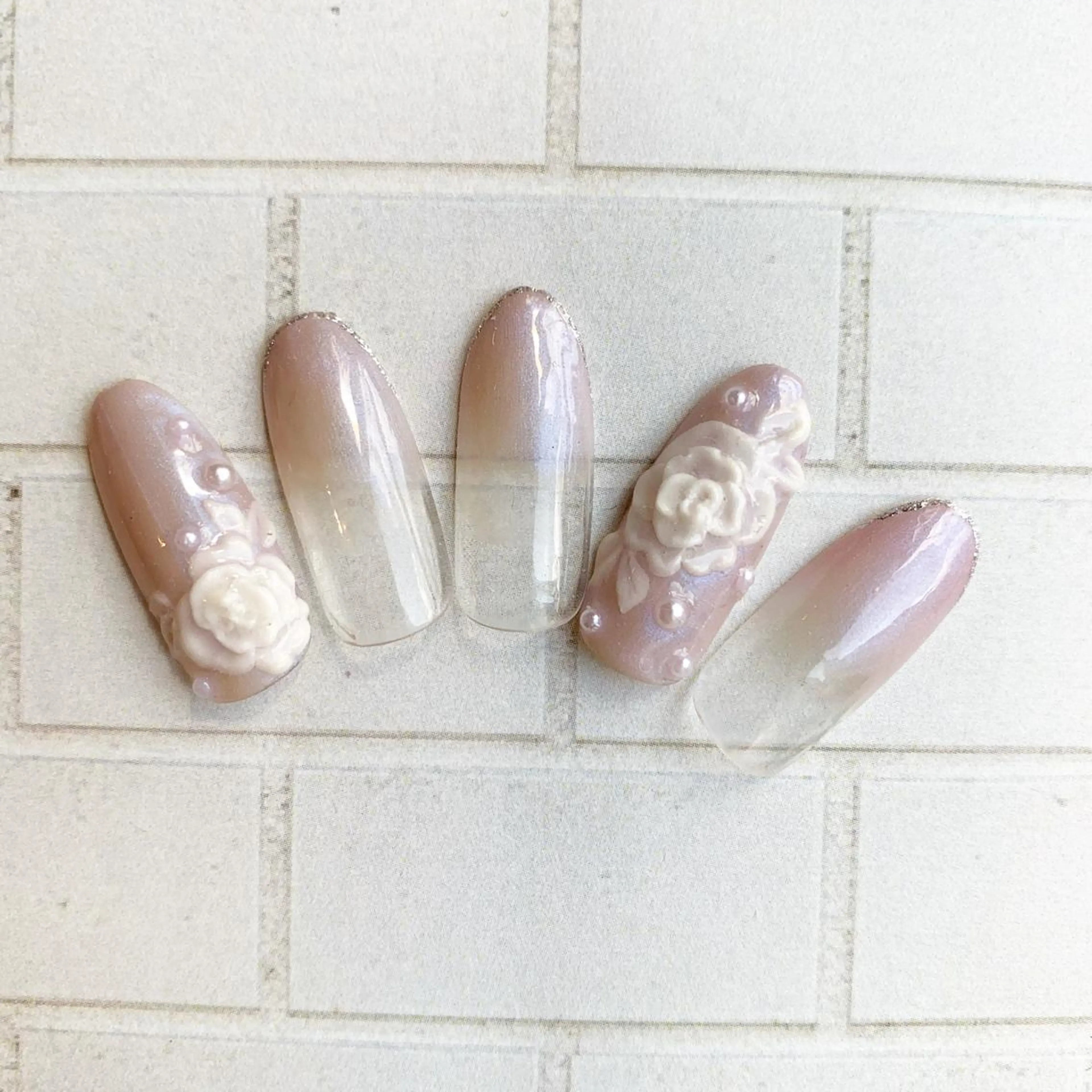 ネイル ブライダルネイル Adite nailのネイルデザイン