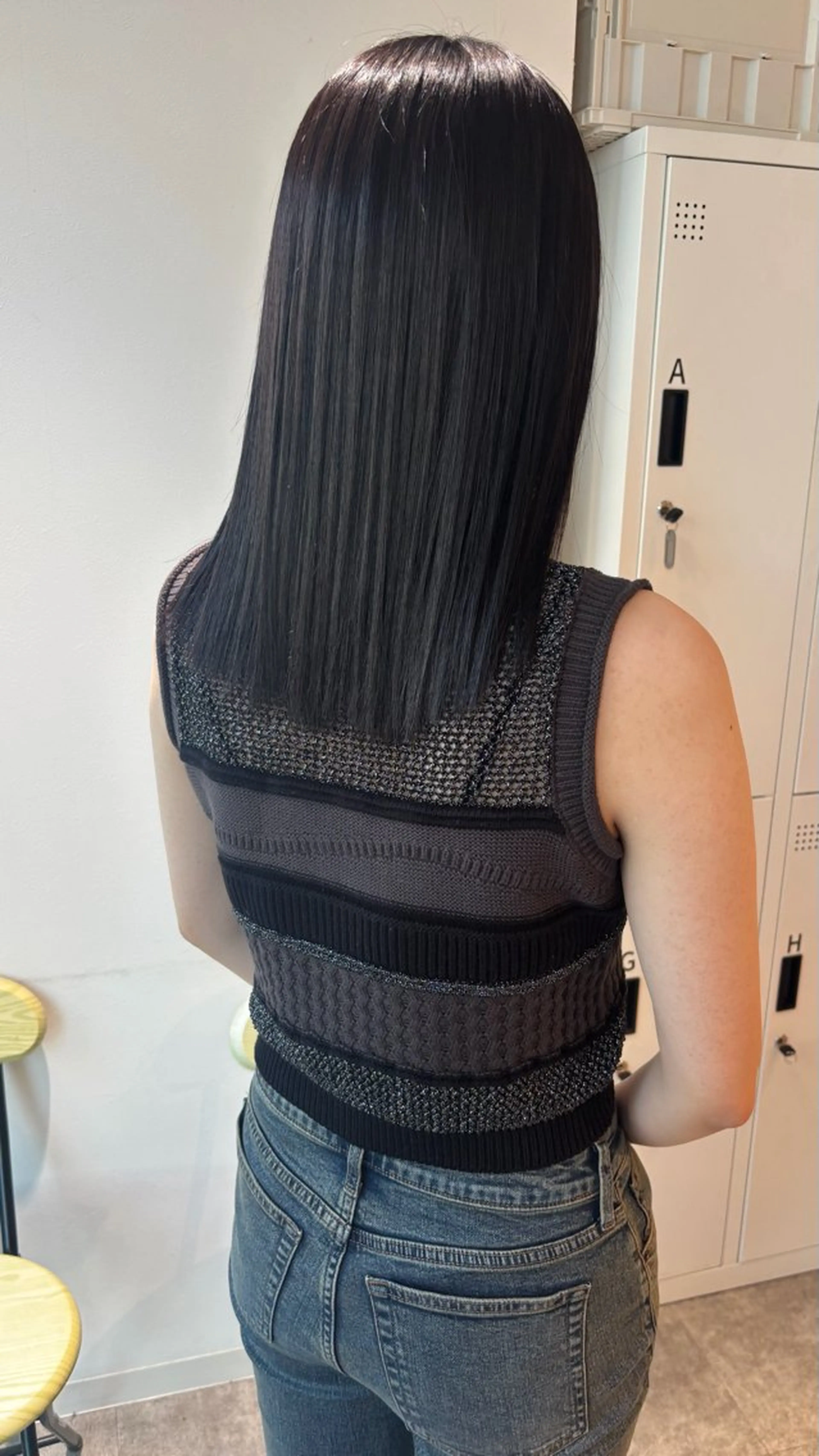 ミディアム カット 縮毛矯正 髪質改善/橿原神宮前 /藤田和輝のヘアスタイル