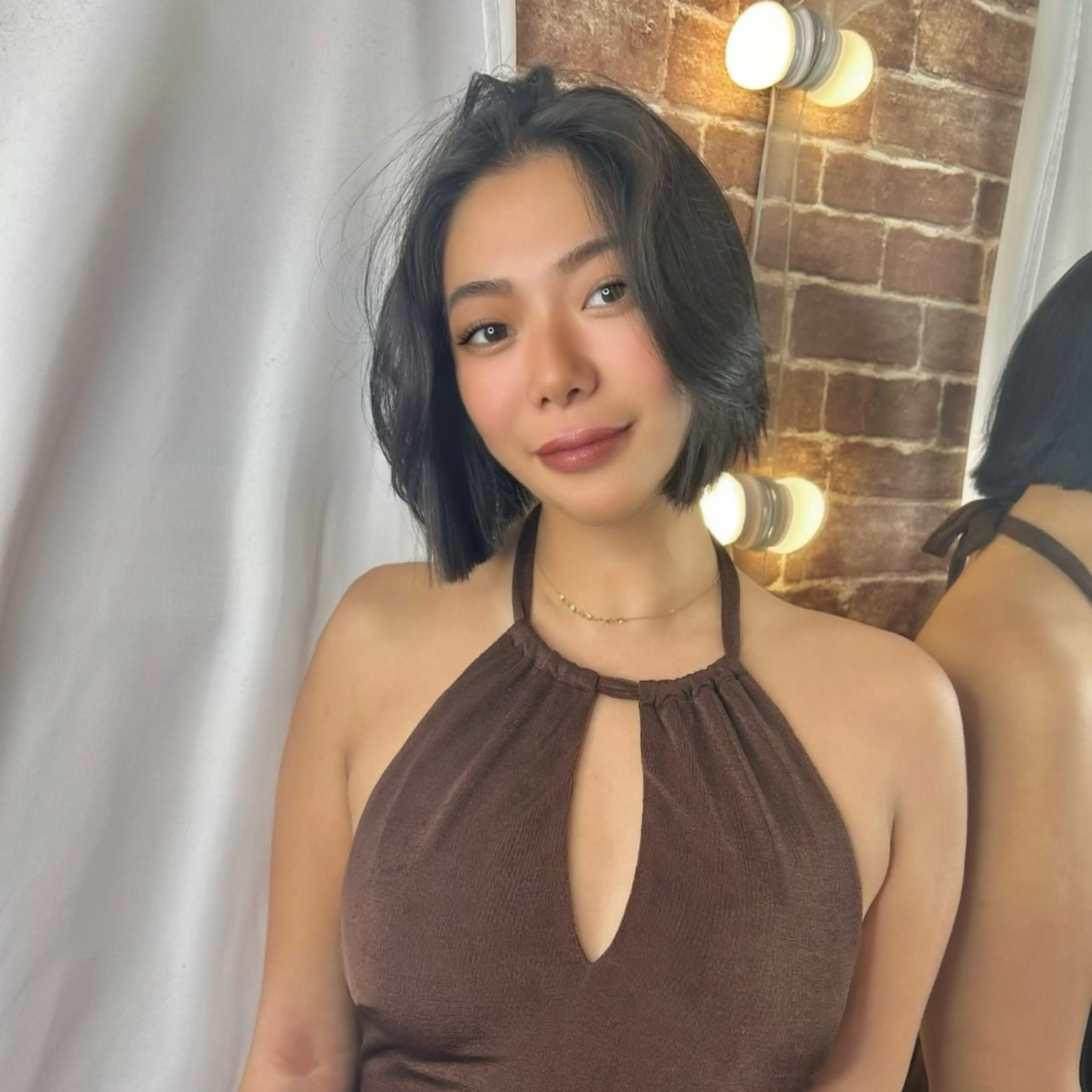 ミディアム カラー カット ヘアカラー トリートメント レイヤー/ブリーチ HIKARU ♡のヘアスタイル