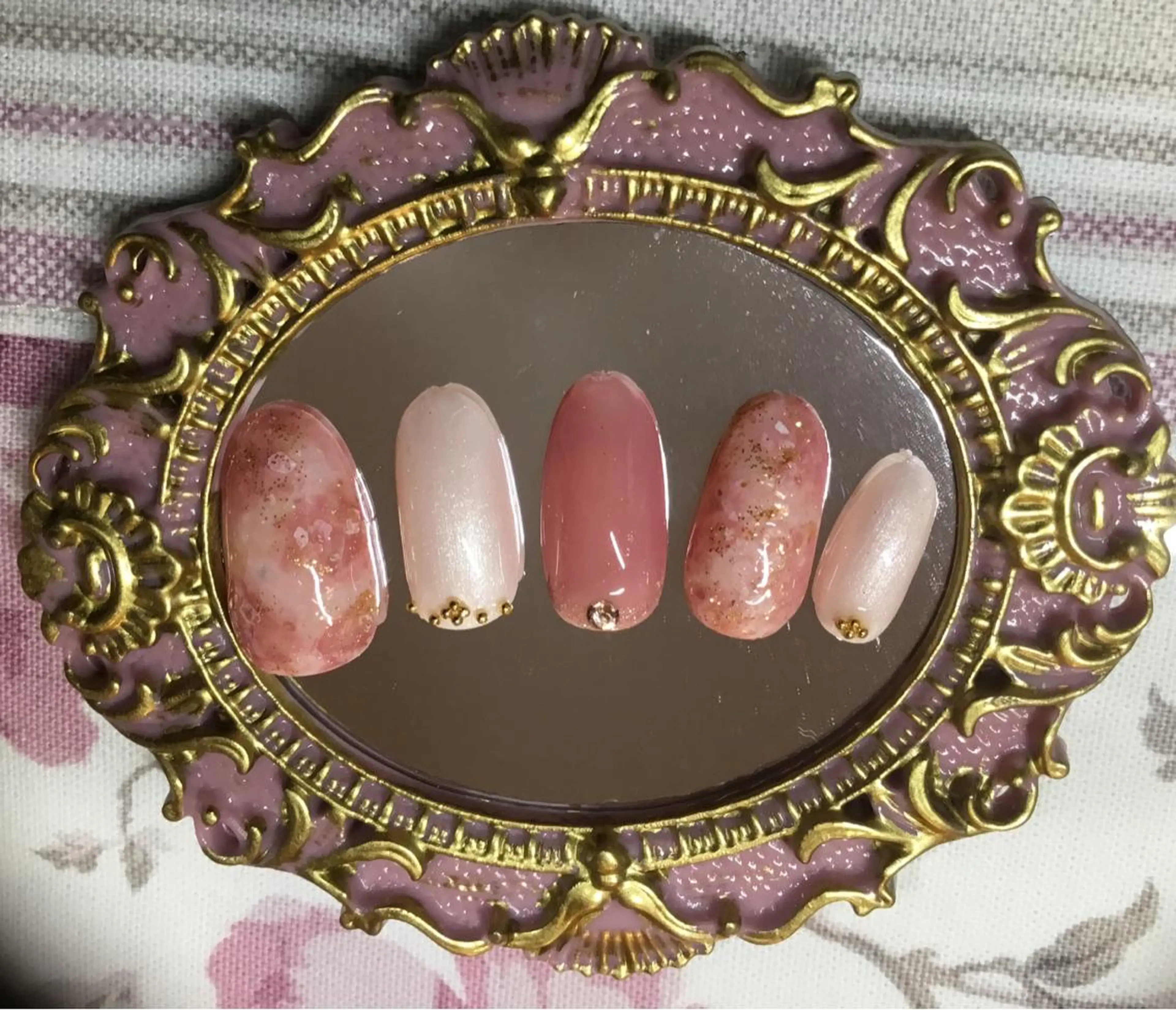 ネイル ジェルネイル キラキラネイル ラメ(グリッター) プライベートサロン jewel nailのネイルデザイン