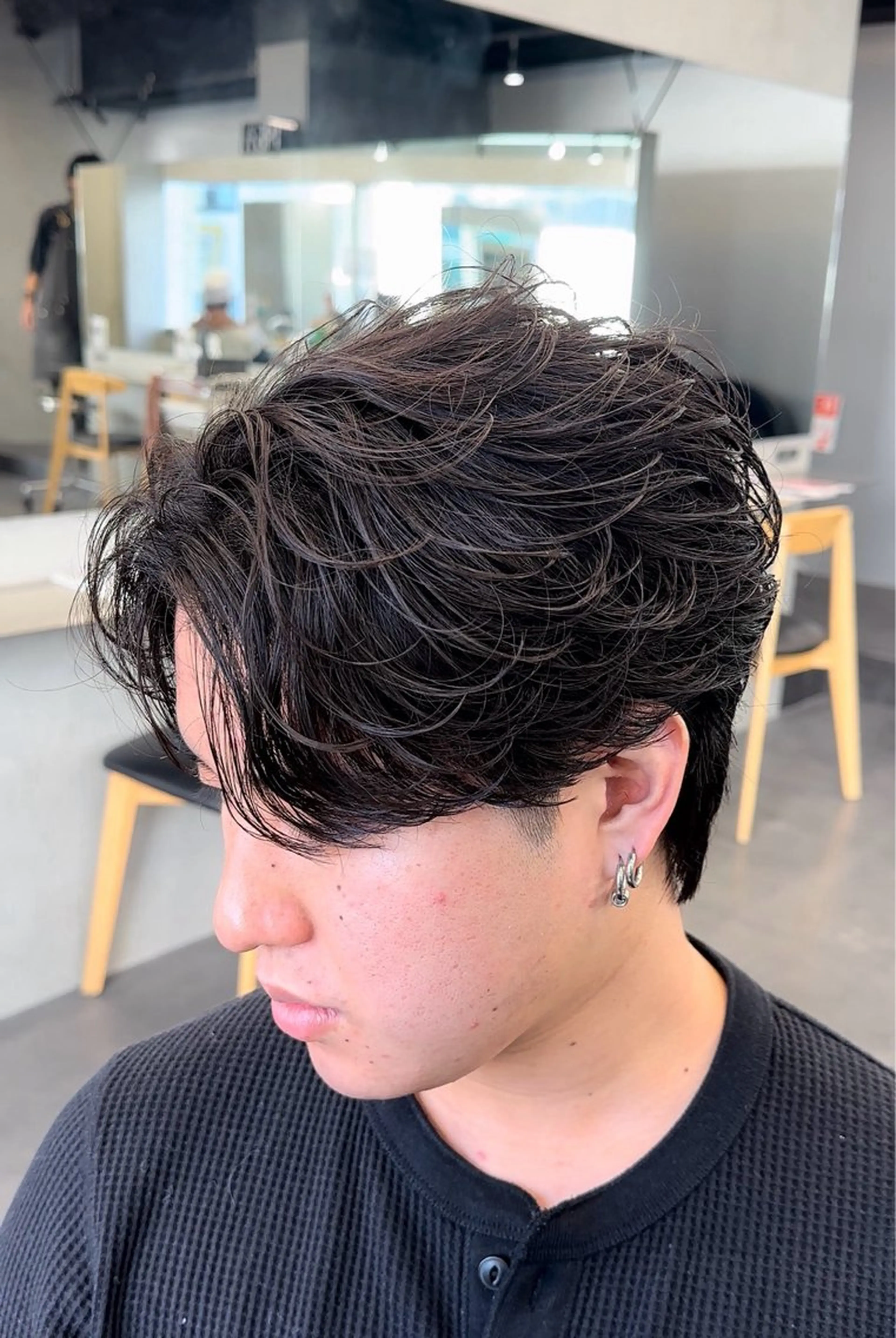 パーマ メンズ フェザーパーマ メンズパーマ カット パーマ 初パーマ支持率◎松田 優斗のヘアスタイル