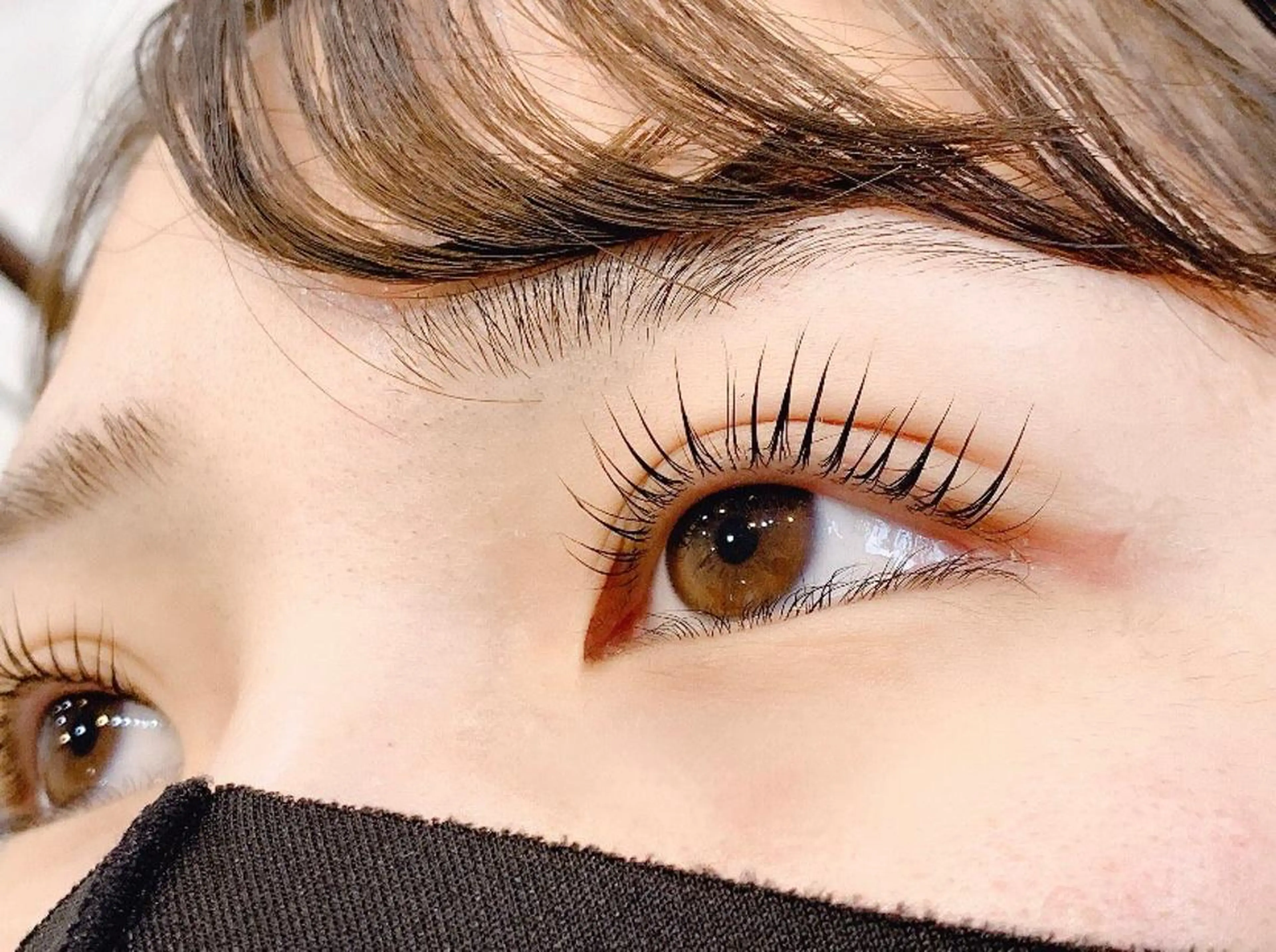 上まつ毛パーマの写真