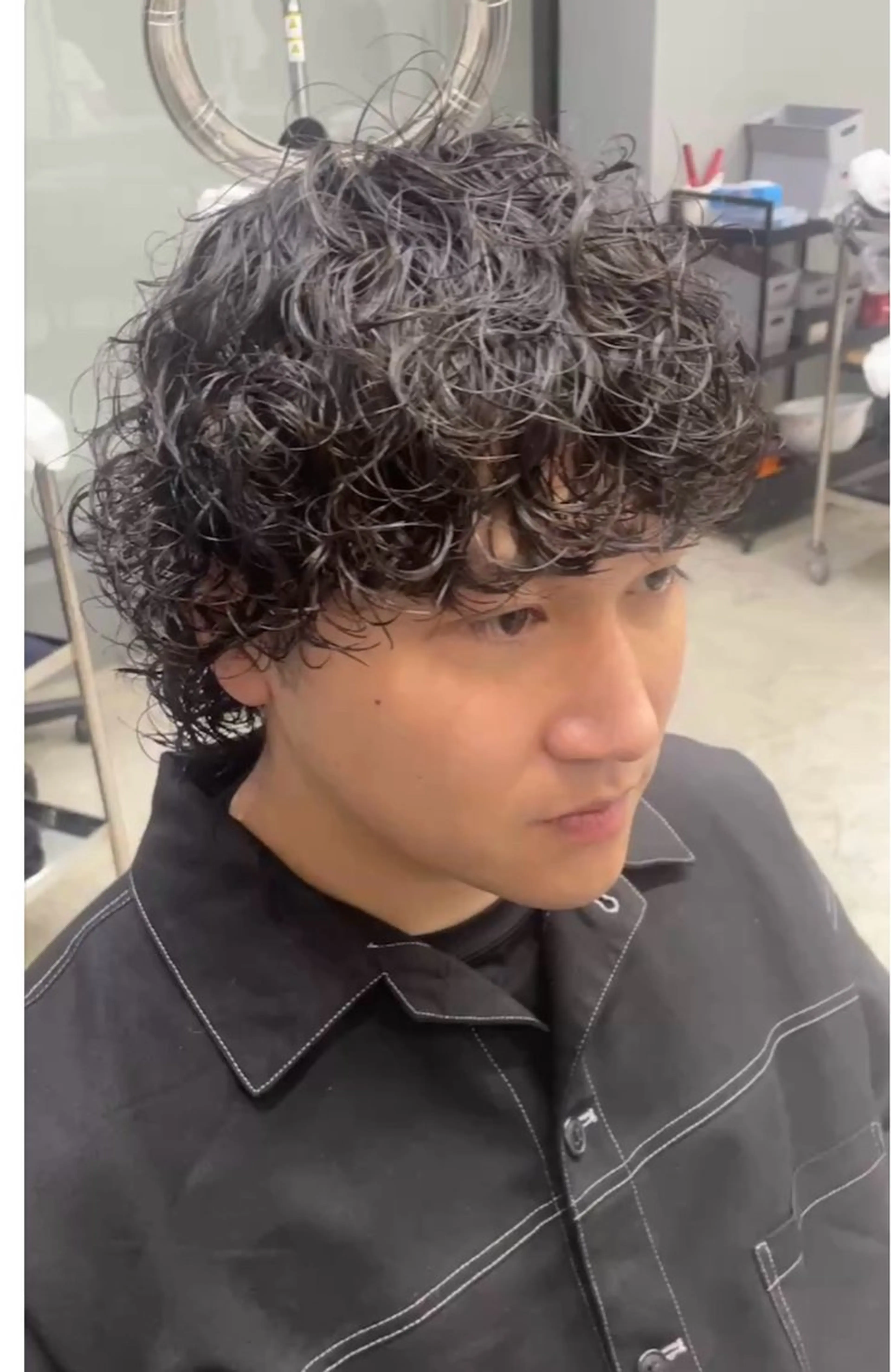 ミディアム メンズ メンズ専門サロン wokeのヘアスタイル