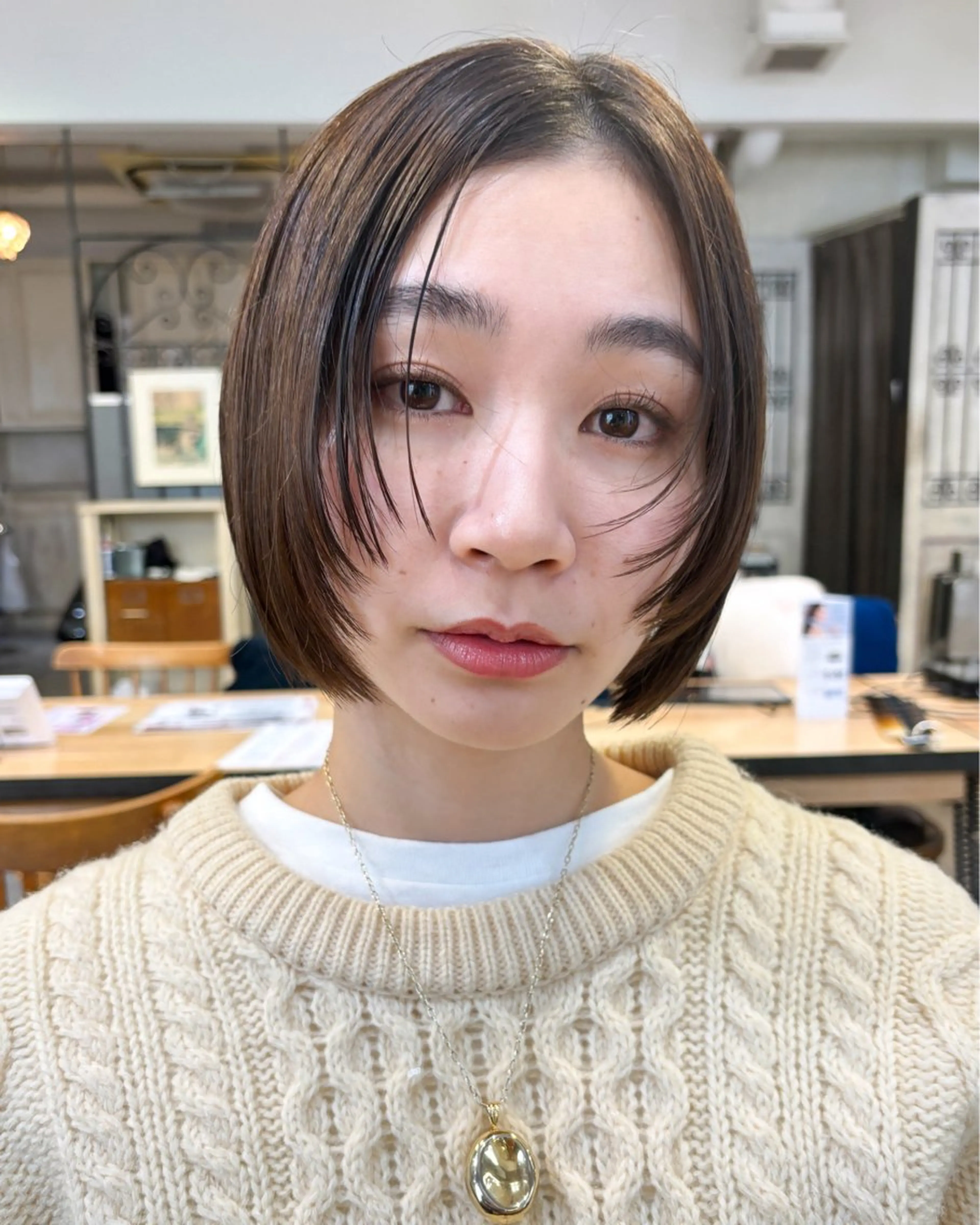 ショート 結莉/ボブ/ 縮毛矯正のヘアスタイル