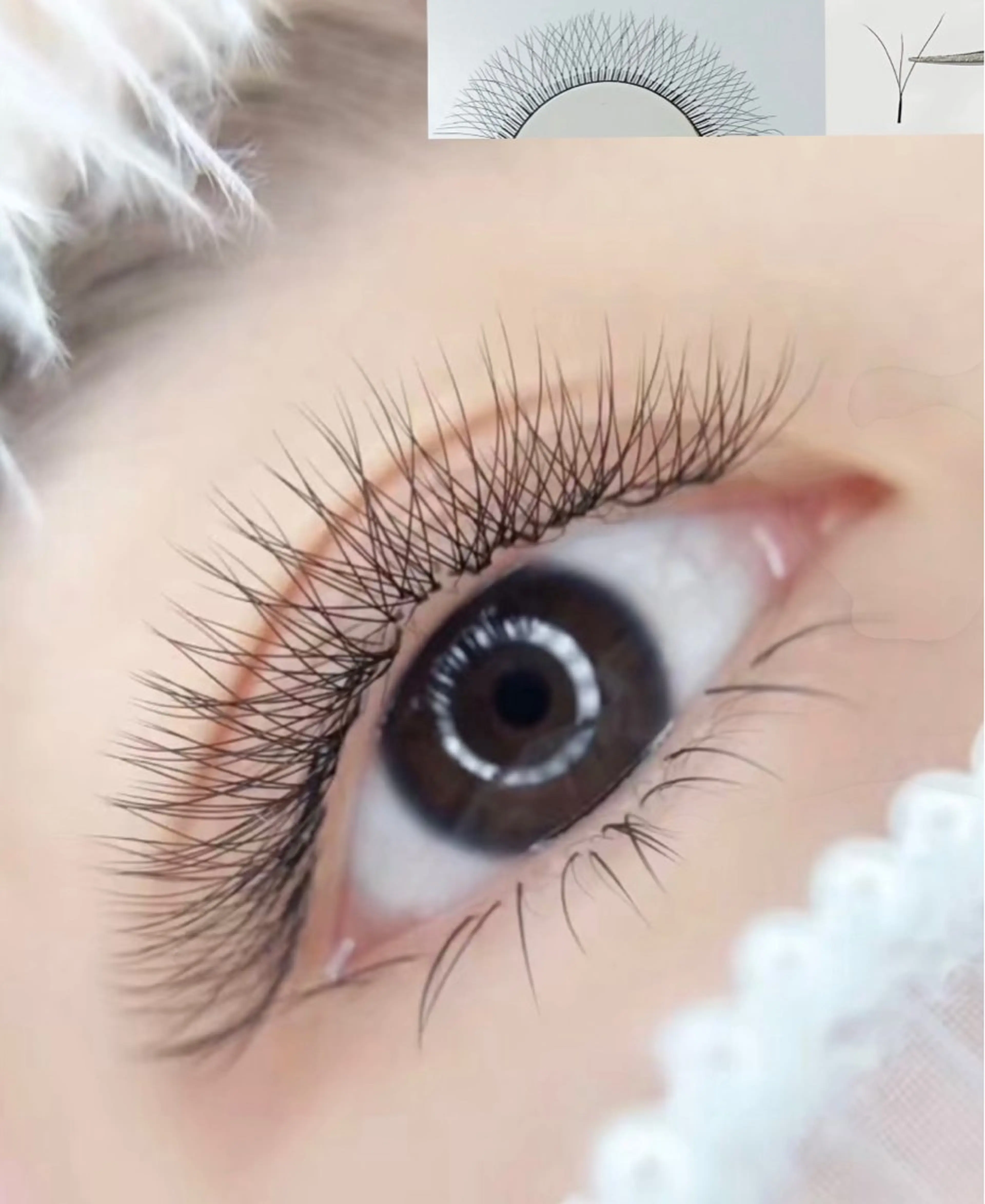 マツエク・マツパ 🔆日月潭🌙 銀座店のマツエク・マツパデザイン