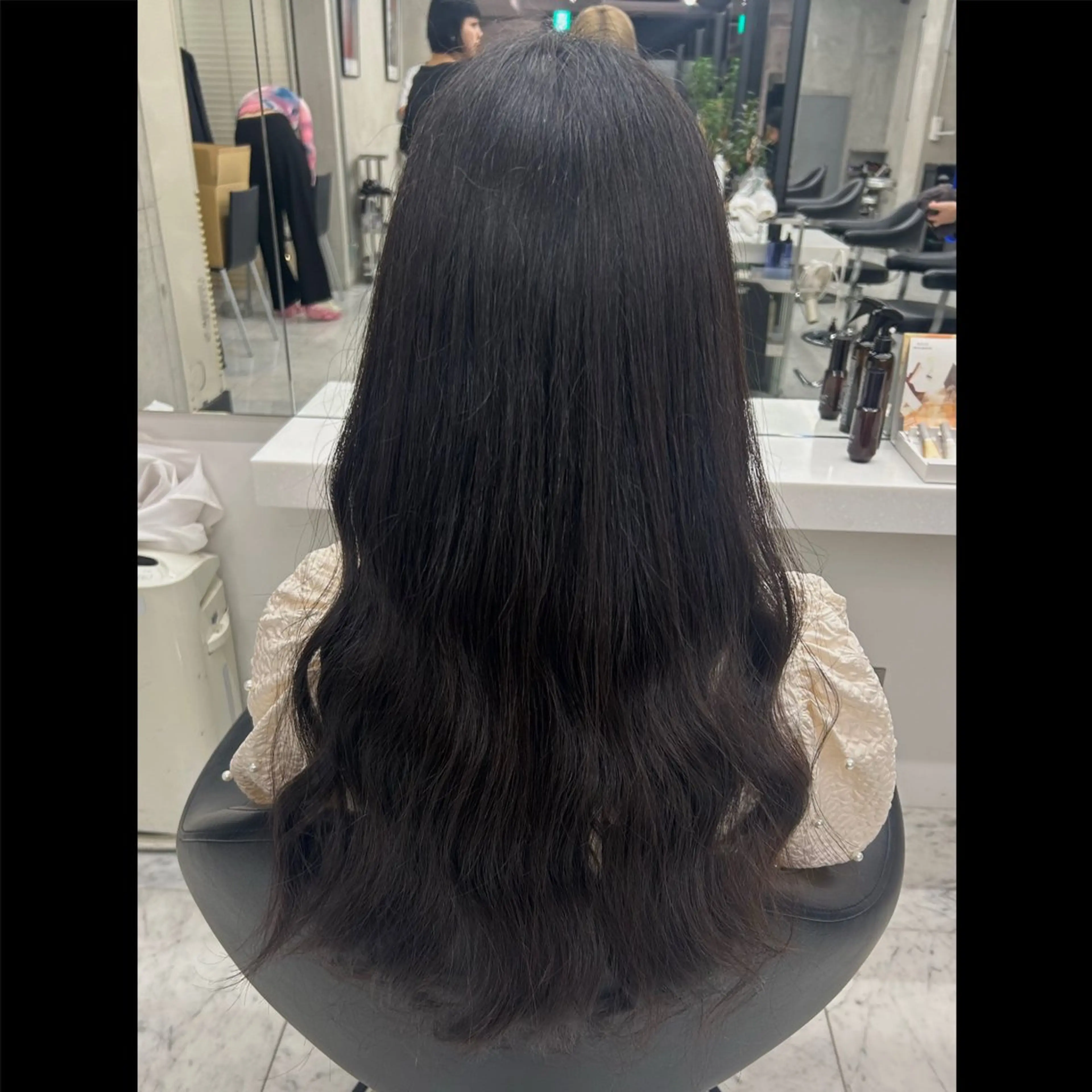 ロング ロング カット カットモデル/ボブ/ reina🐈‍⬛のヘアスタイル