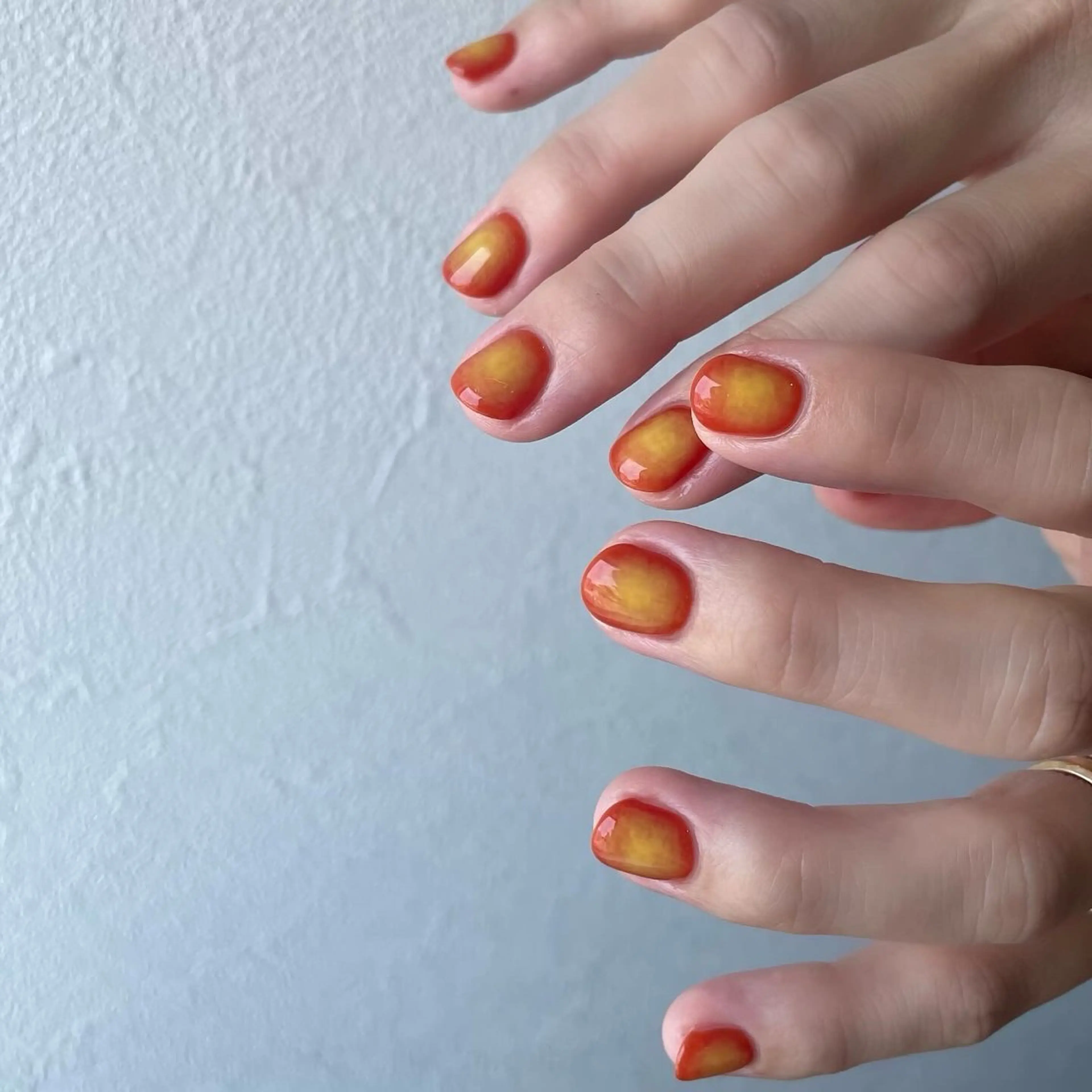 ネイル アートネイル ジェルネイル 持ち込み ニュアンスネイル パラジェル ハンドネイル norme_ akiのネイルデザイン