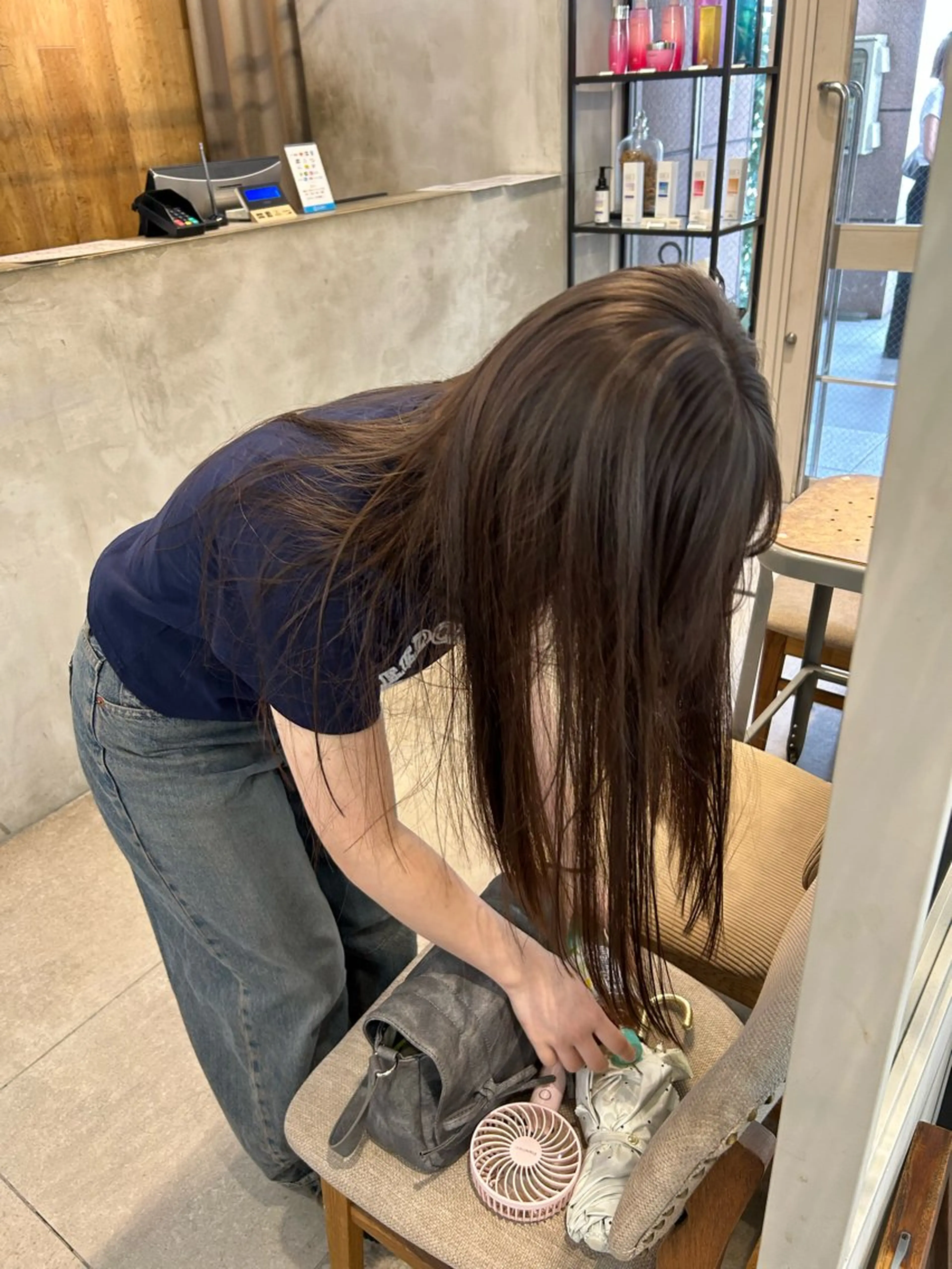 ロング カラー カット ヘアカラー トリートメント じゅわっと暖色カラー 🍊Moemiのヘアスタイル