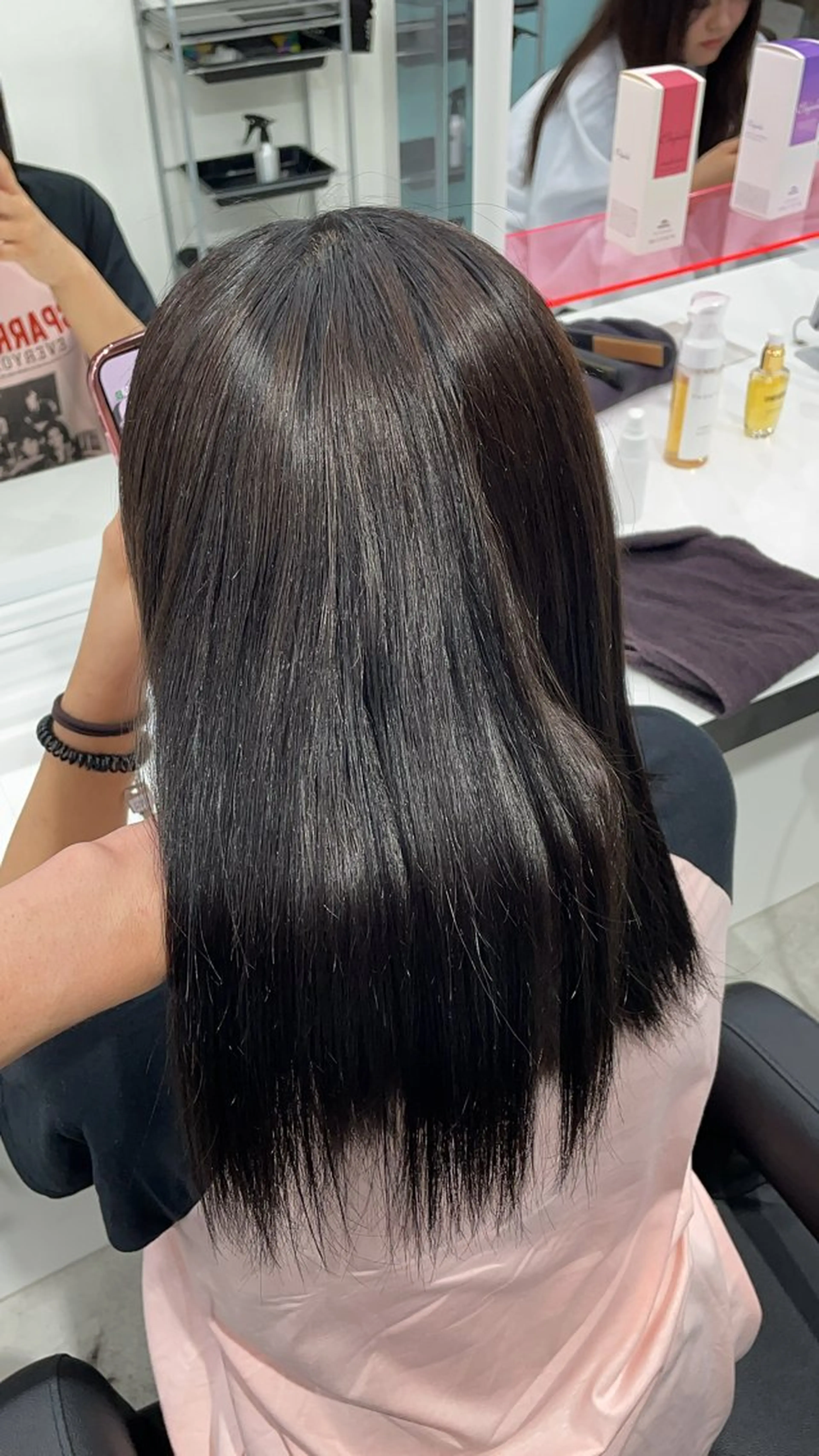 ロング カラー 履歴修正屋さん／ ブロンド／ホワイトのヘアスタイル