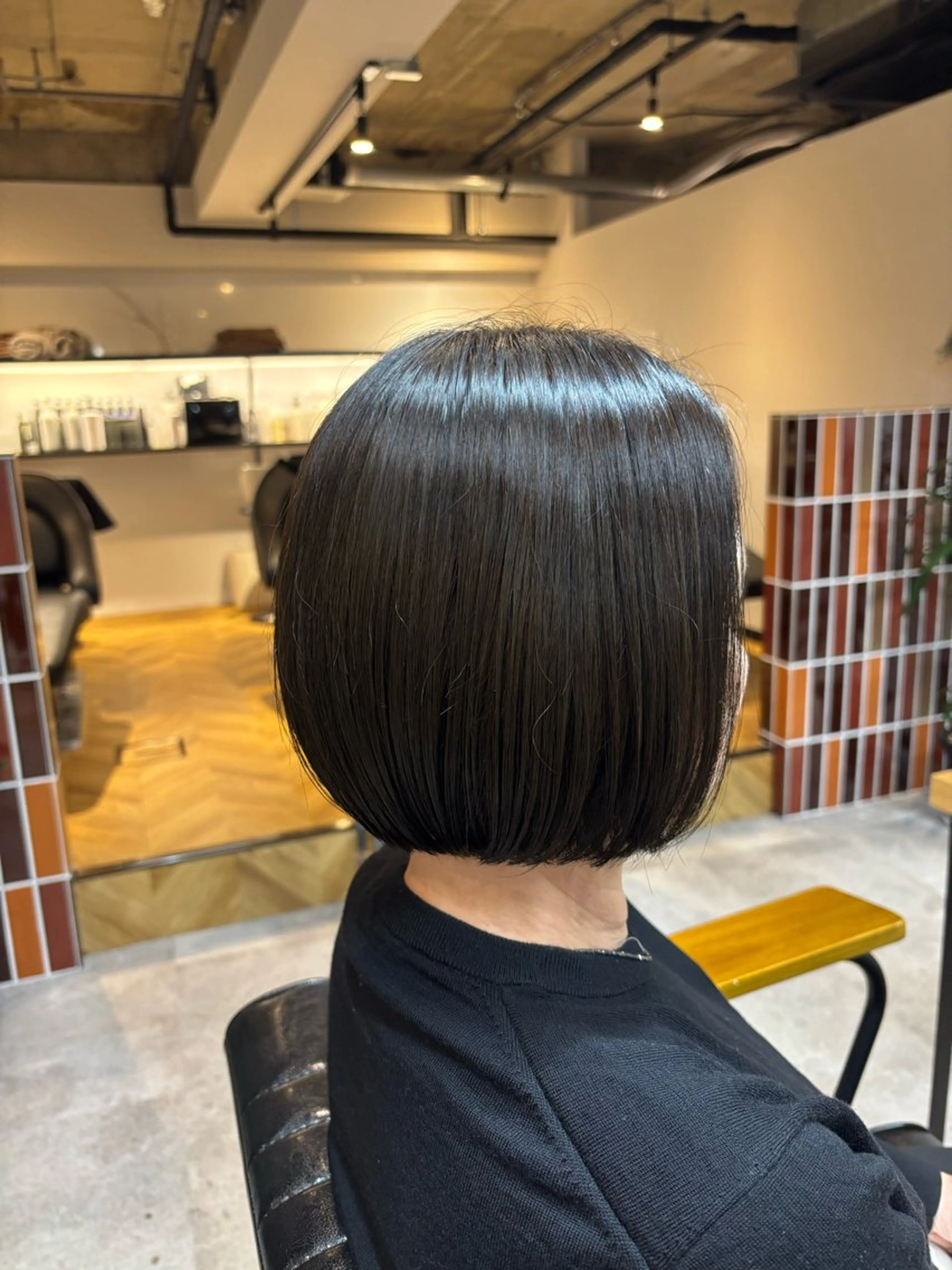 ミディアム カラー カット ヘアカラー 伊藤 那月のヘアスタイル