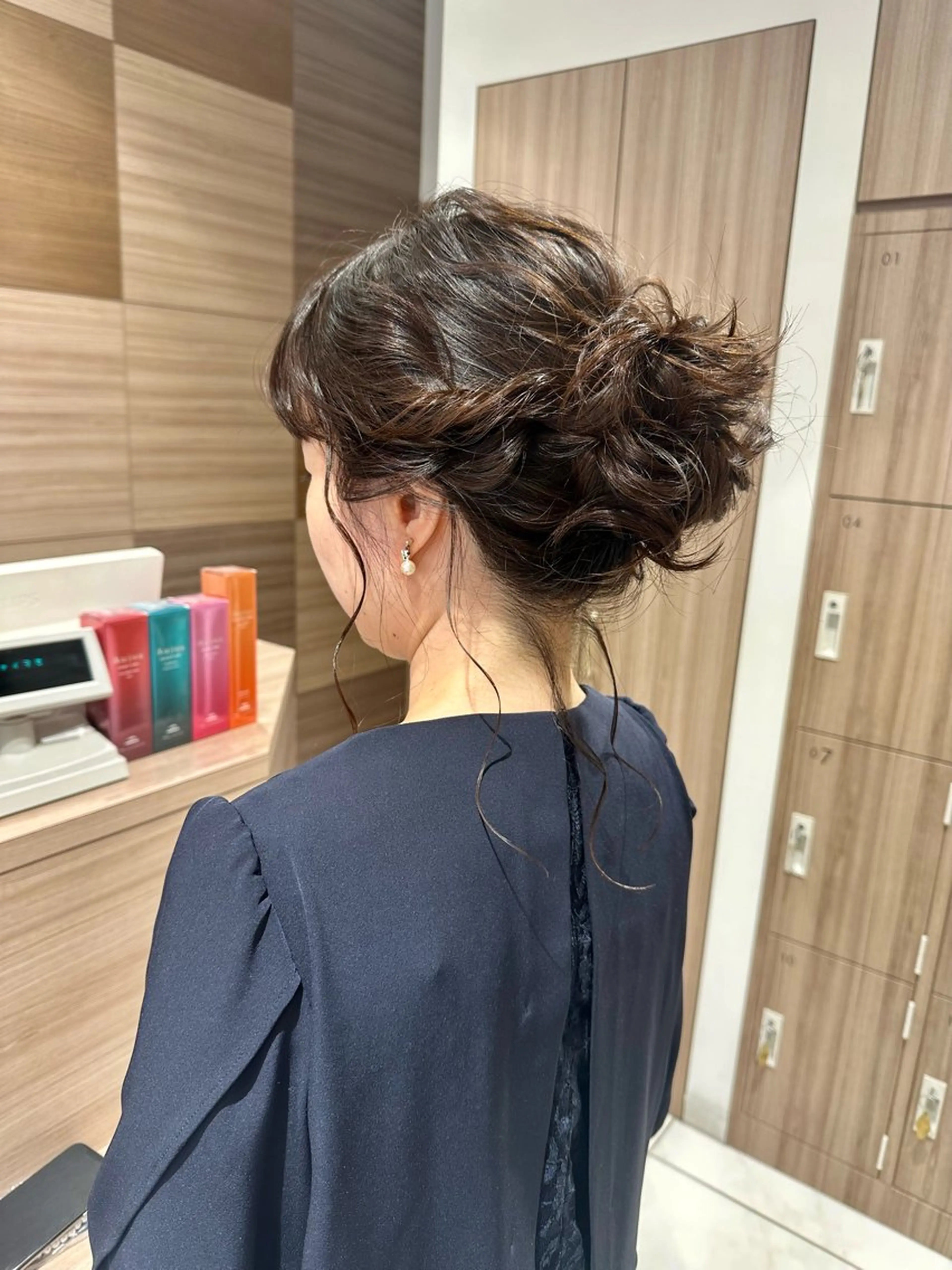 セミロング ヘアアレンジ ヘアセット/メンズ パーマChihoのヘアスタイル