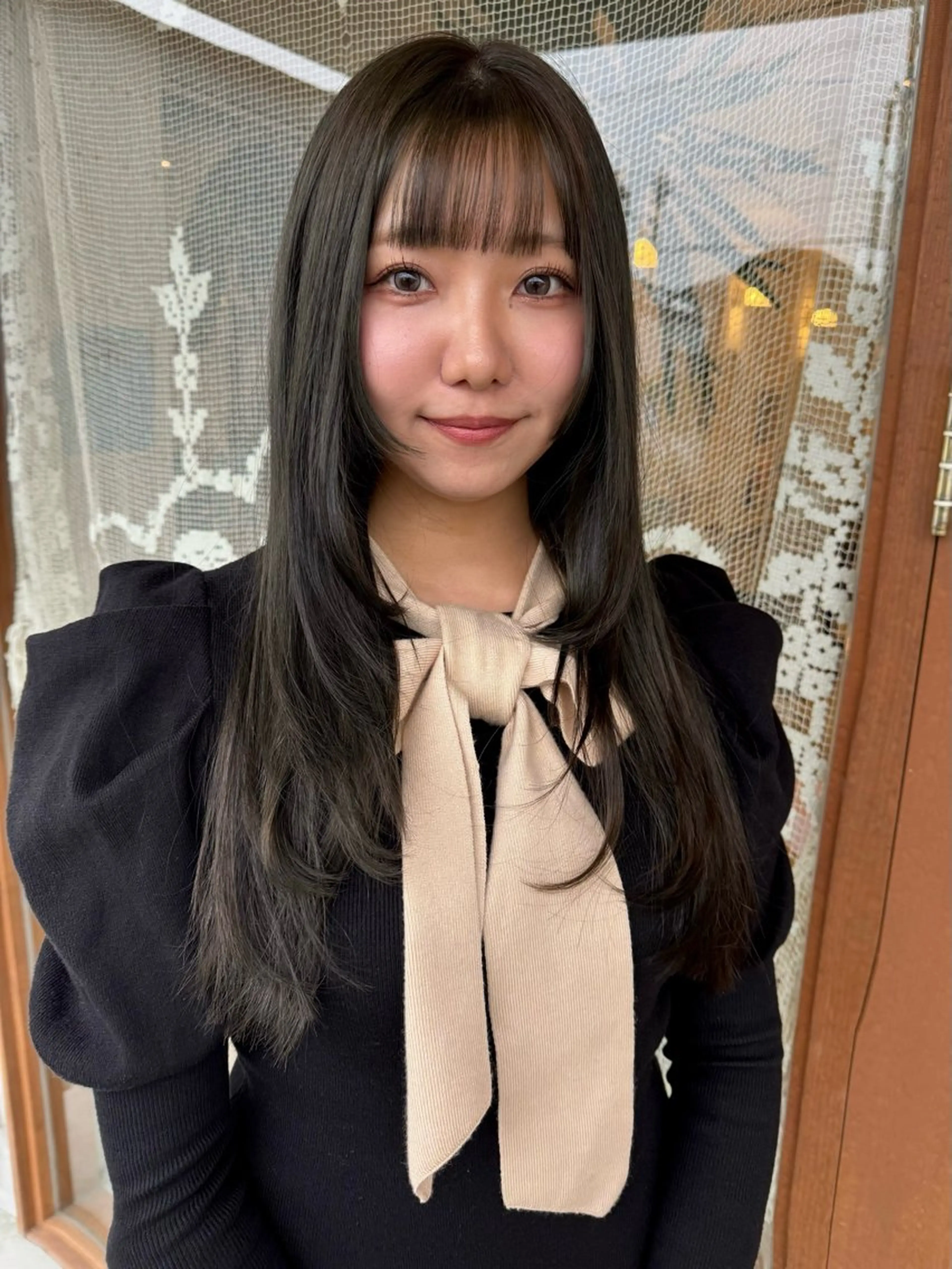 前髪カット+プレミアムケアカラーの写真