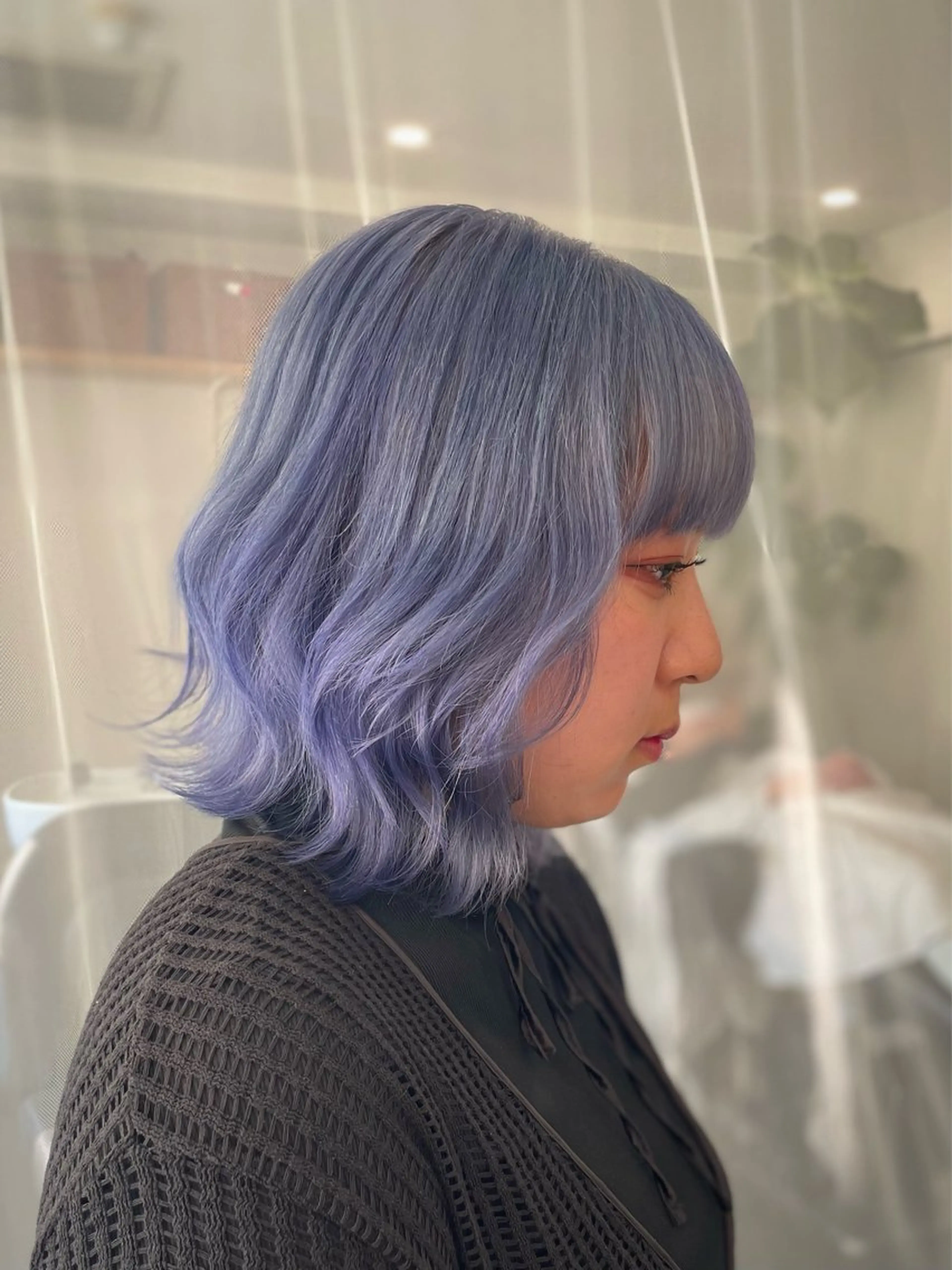 ミディアム カラー ヘアカラー トリートメント GaKu/ハイトーン /ブリーチ/レイヤーのヘアスタイル