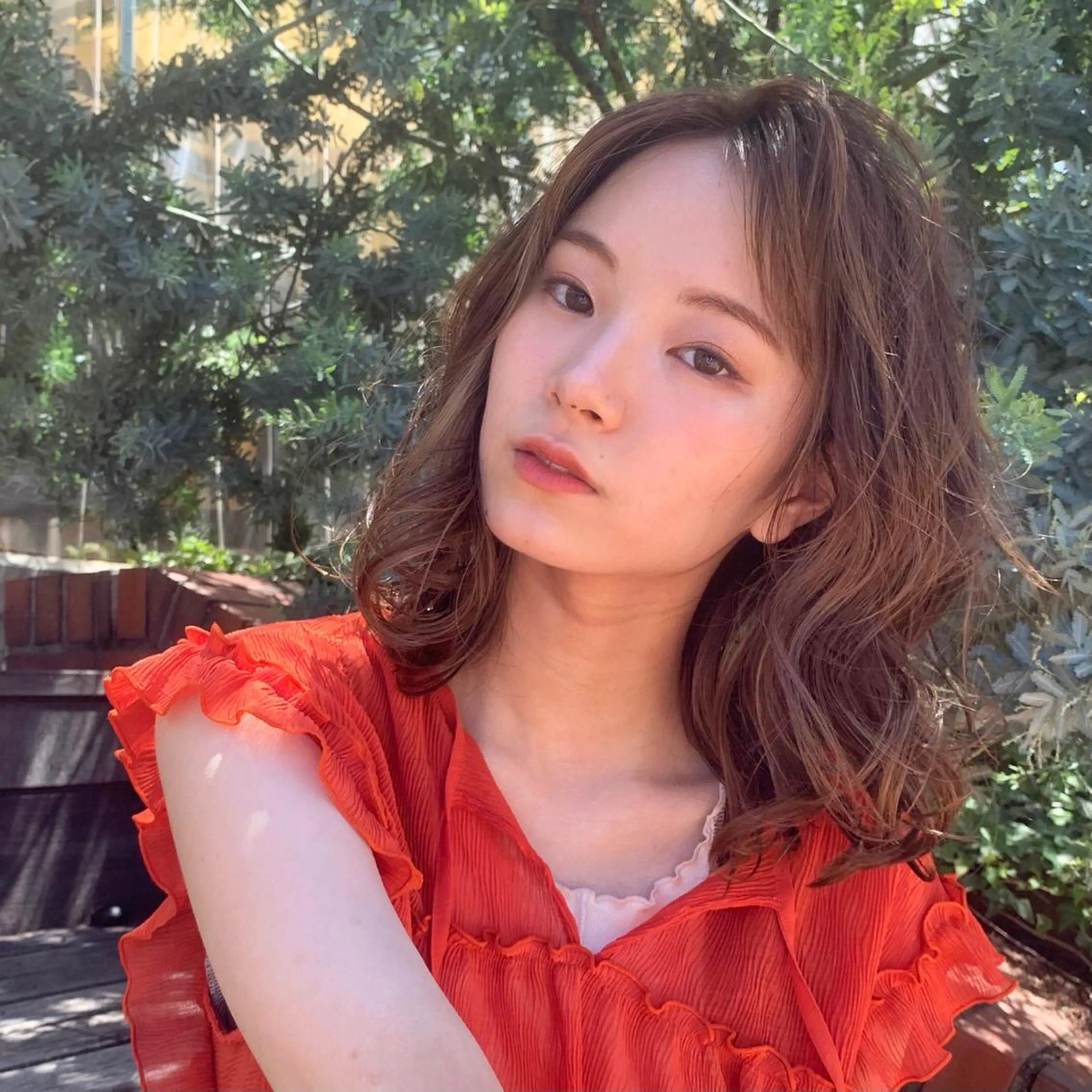 ミディアム カラー カット ヘアカラー トリートメント 森本玲🎶 天王寺のヘアスタイル