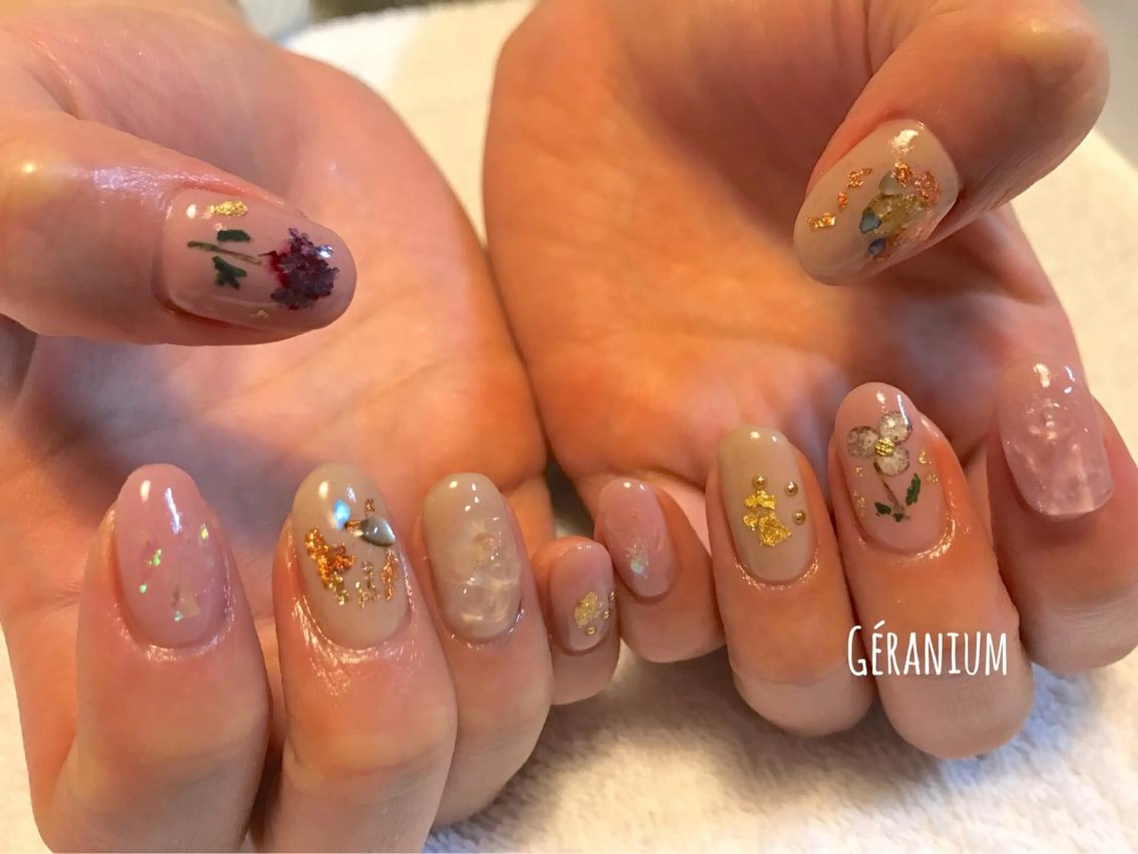 ネイル GéRanium Harukaのネイルデザイン