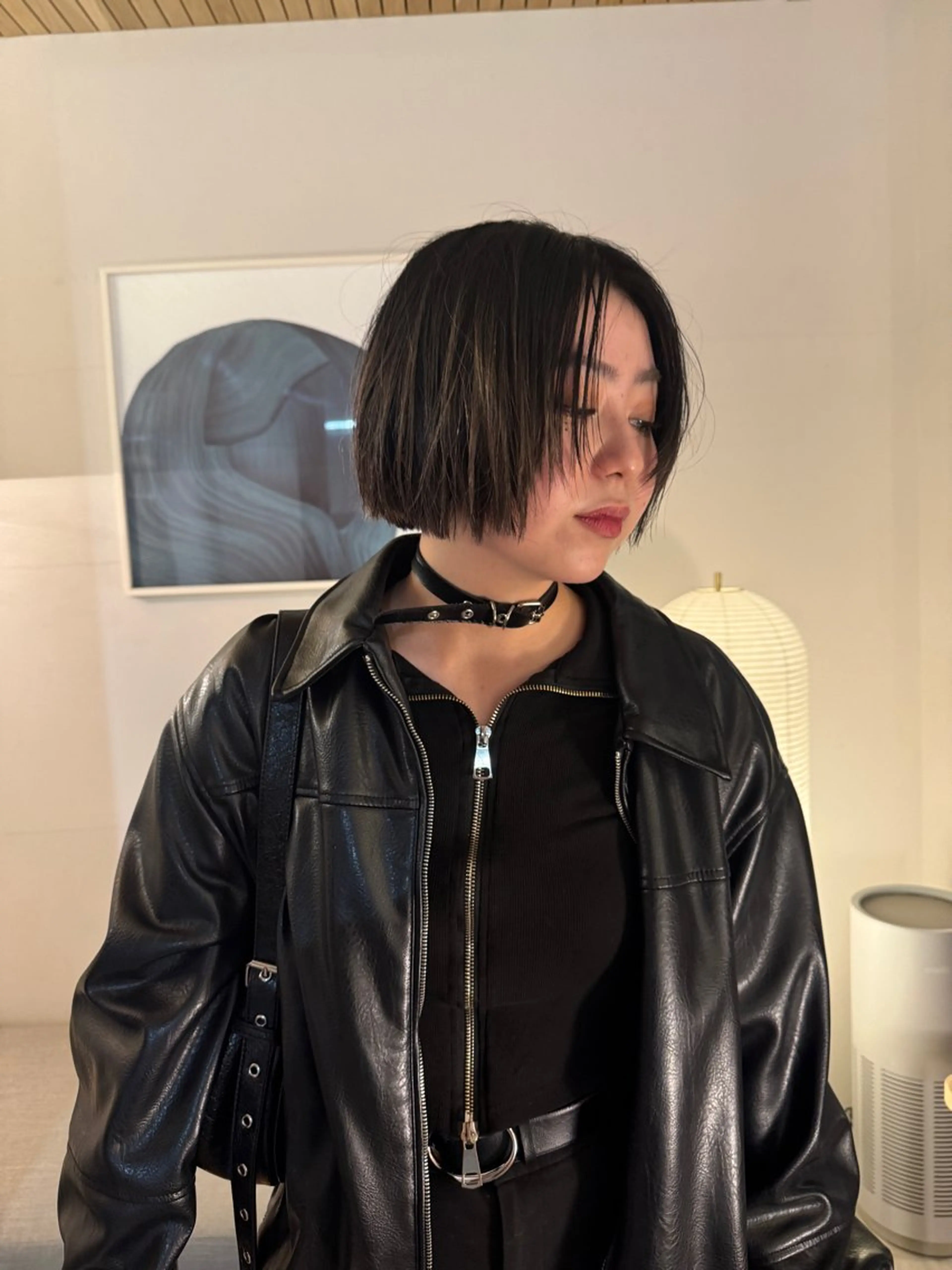 ショート カット casi所属・メンズパーマ／ボブ 星本広海のヘアスタイル