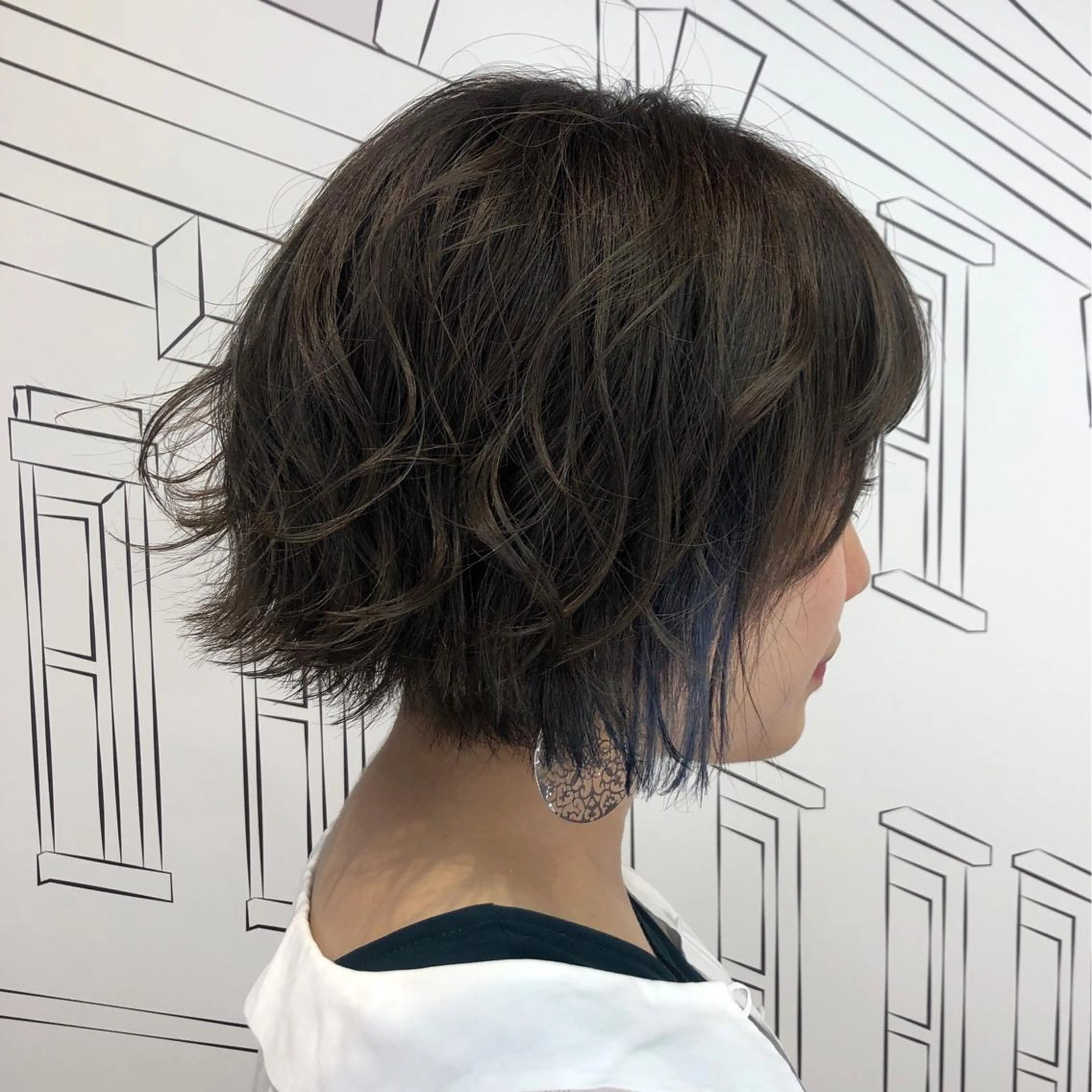 ミディアム カラー TOMOKA 艶髪/透明感カラーのヘアスタイル