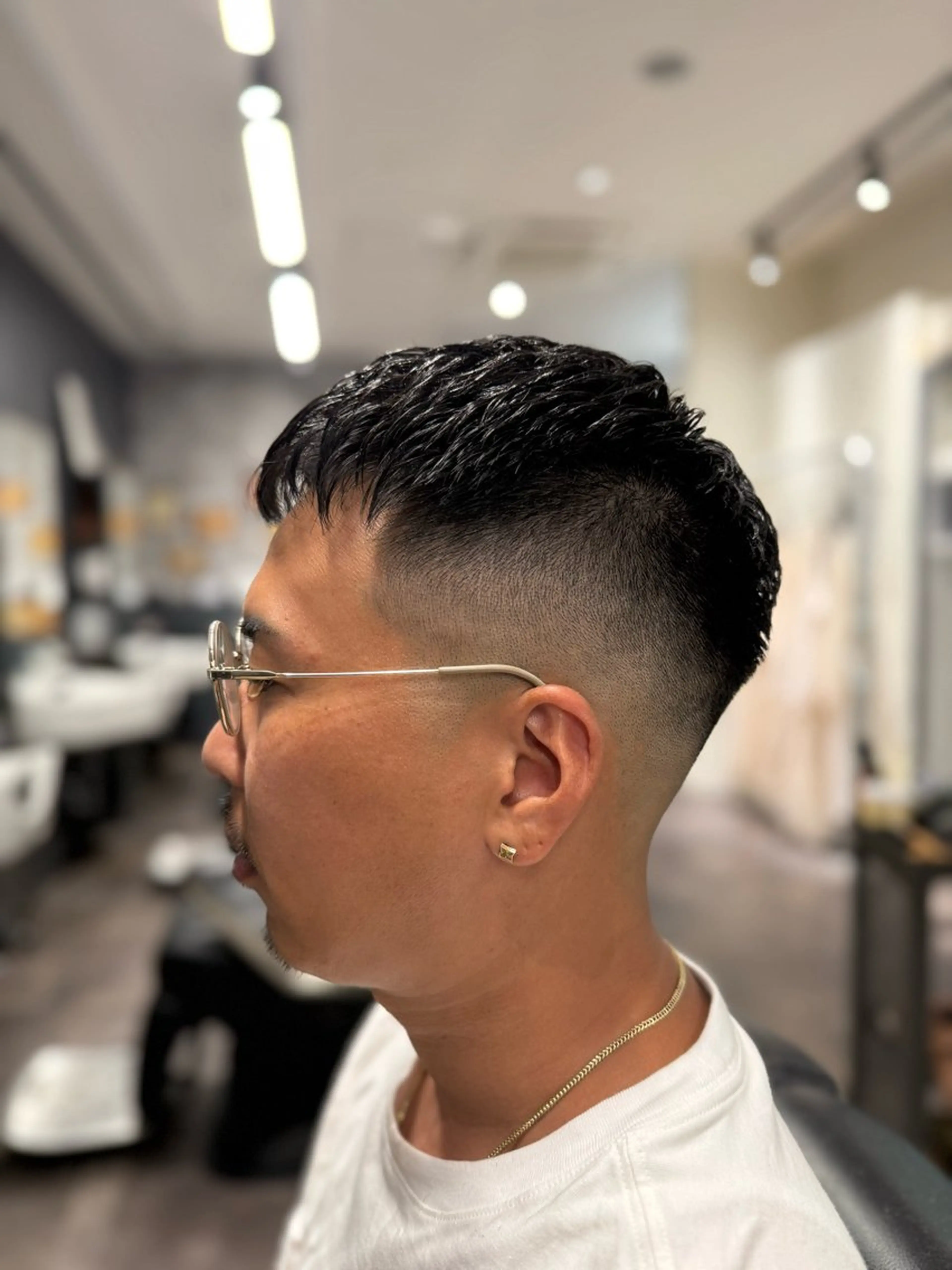 メンズ フェードカット トミヤマ シュウトのヘアスタイル