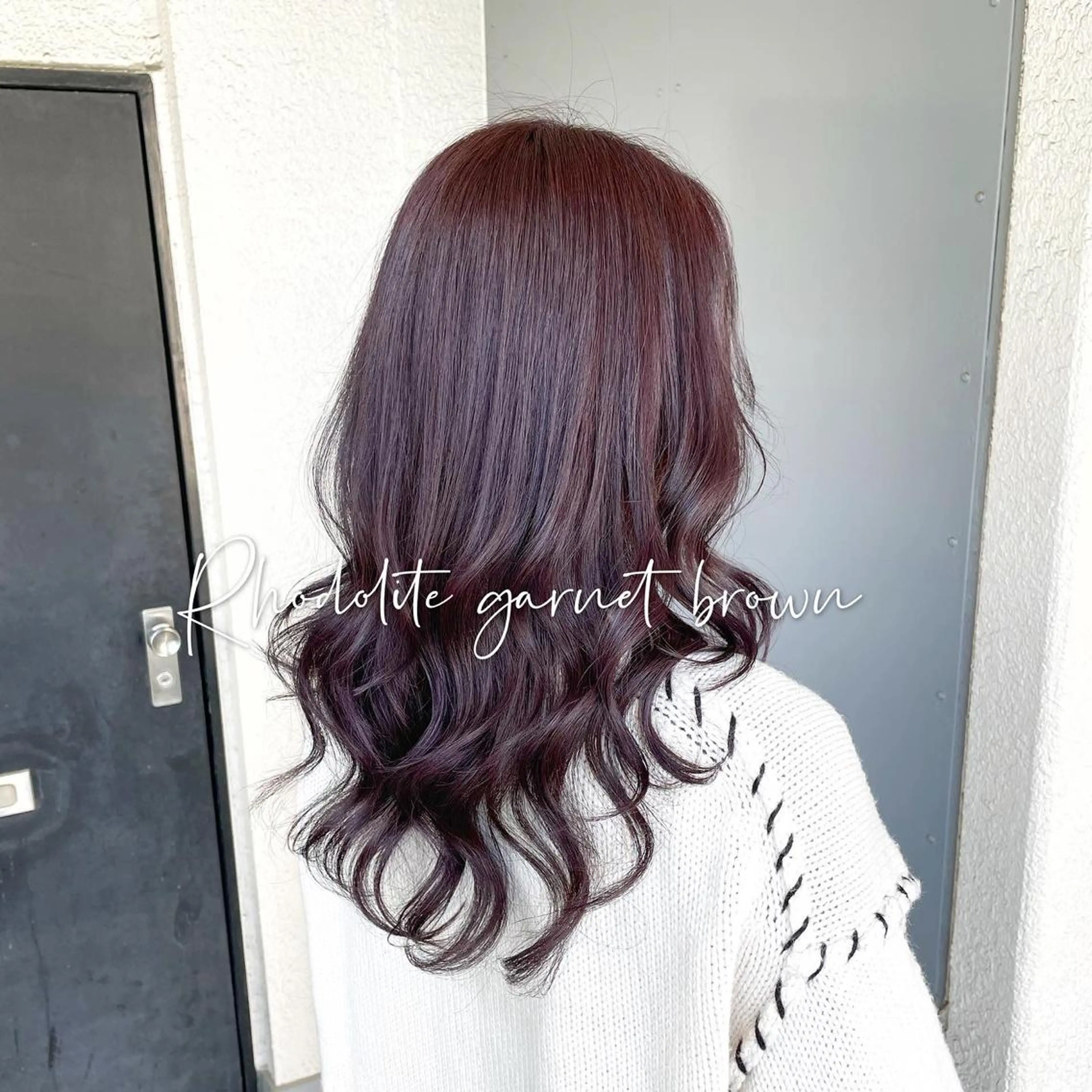 セミロング カラー ブリーチ ダブルカラー ブリーチなしカラー パープルカラー レッドカラー ヘアカラー トリートメント 【 DIPTH 】 代表コウキ🥇のヘアスタイル