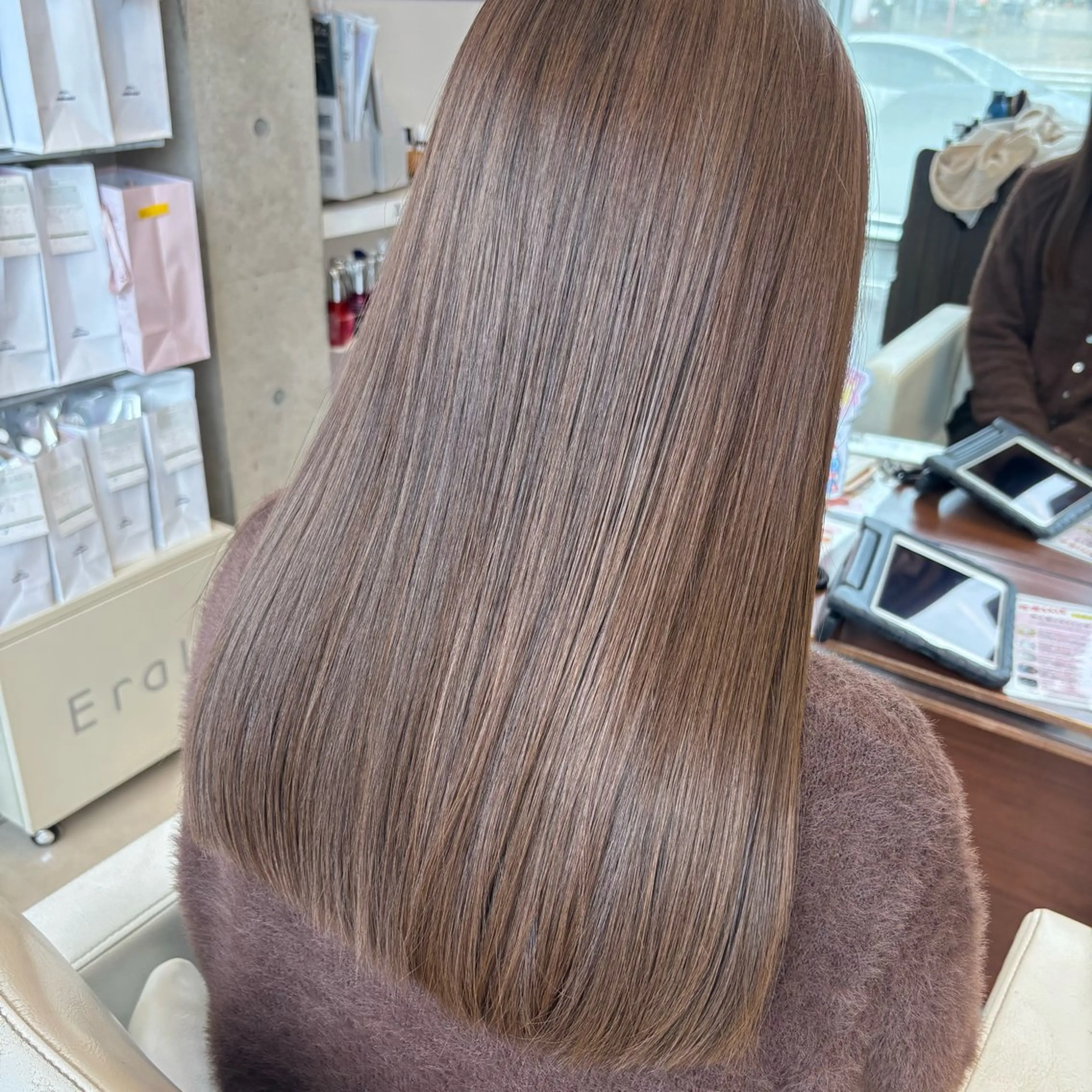 カラー ベージュカラー ブリーチ ブリーチなしカラー 心美/ブリーチなし 透明感カラーのヘアスタイル