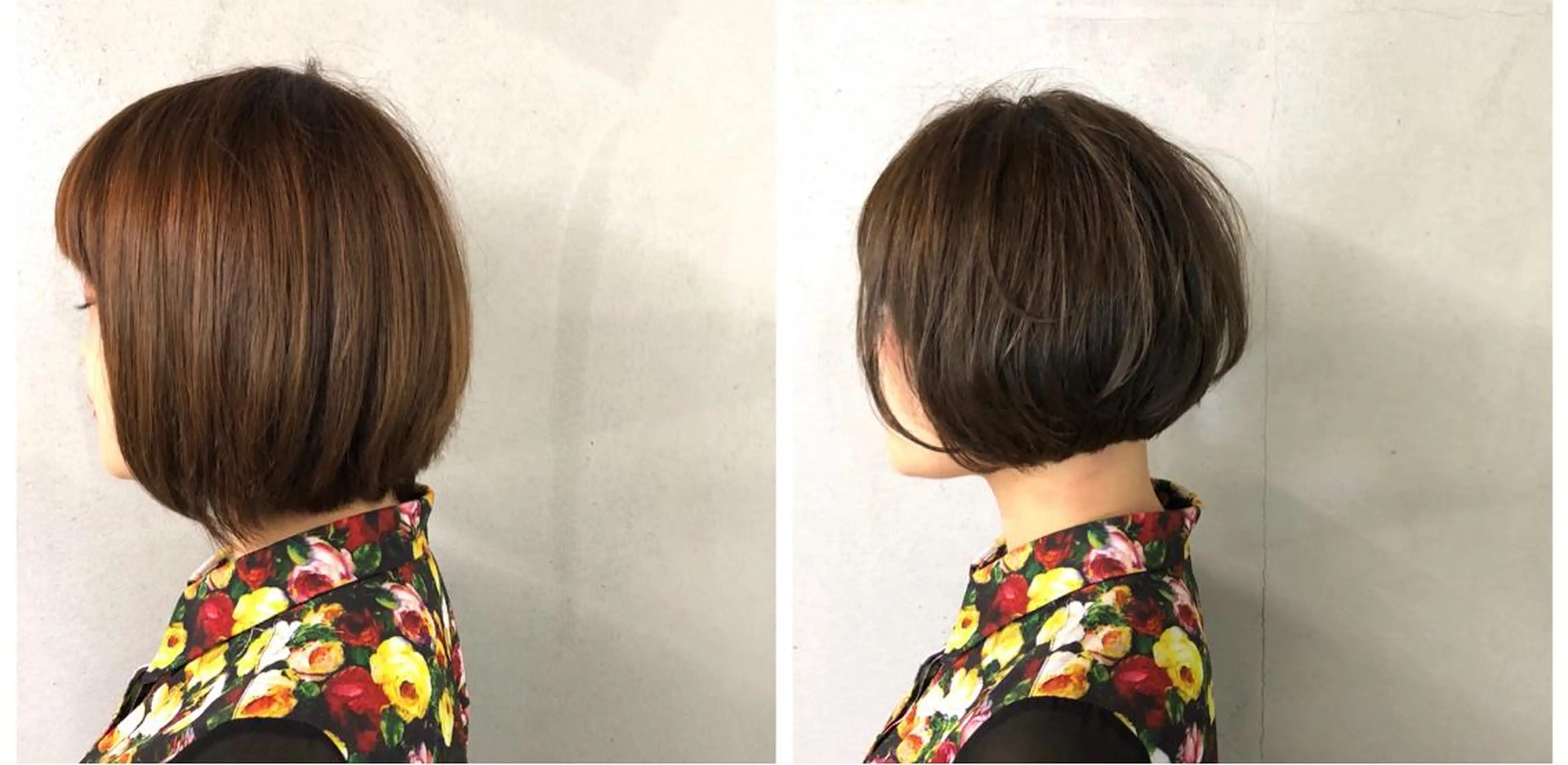 ショート カラー ボブ ショート/ボブ/ 白髪染め/メンズ葛西のヘアスタイル