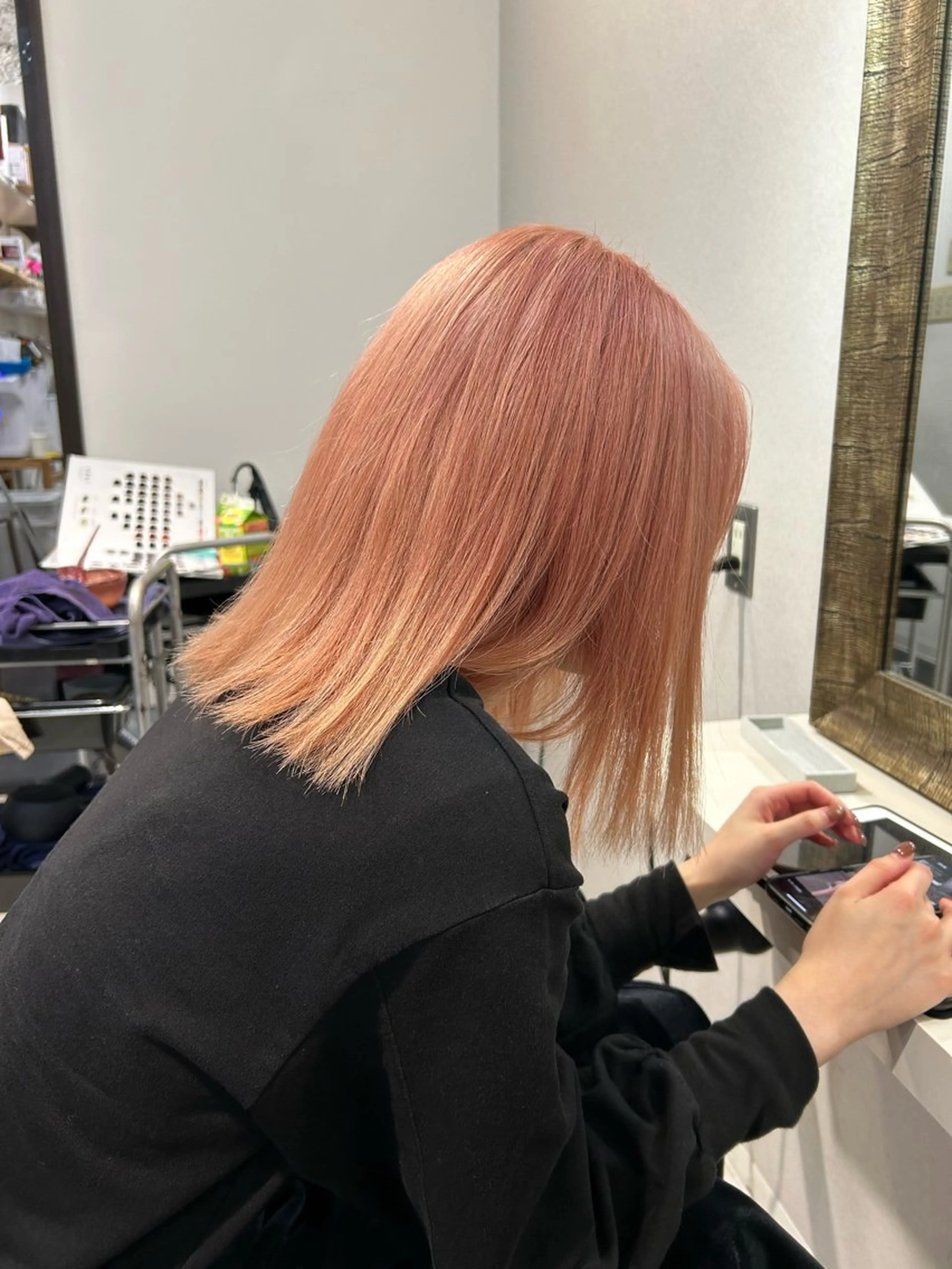 カラー ヘアカラー やさかわ ももかのヘアスタイル