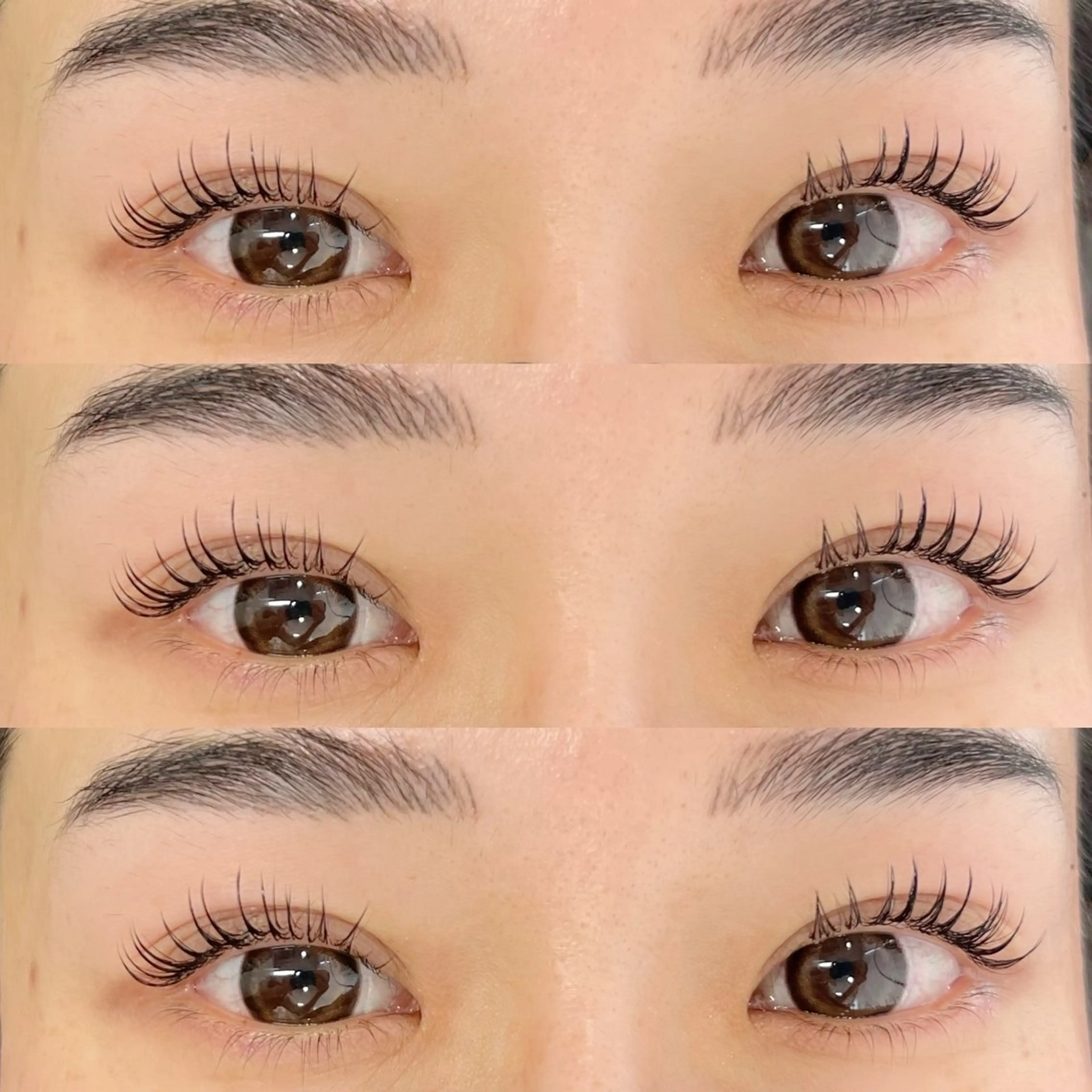 マツエク・マツパ フラットラッシュ パリジェンヌラッシュリフト まつげパーマ 下まつげエクステ 一重×まつ毛パーマ マツエク Cherie Kawaguchiのマツエク・マツパデザイン