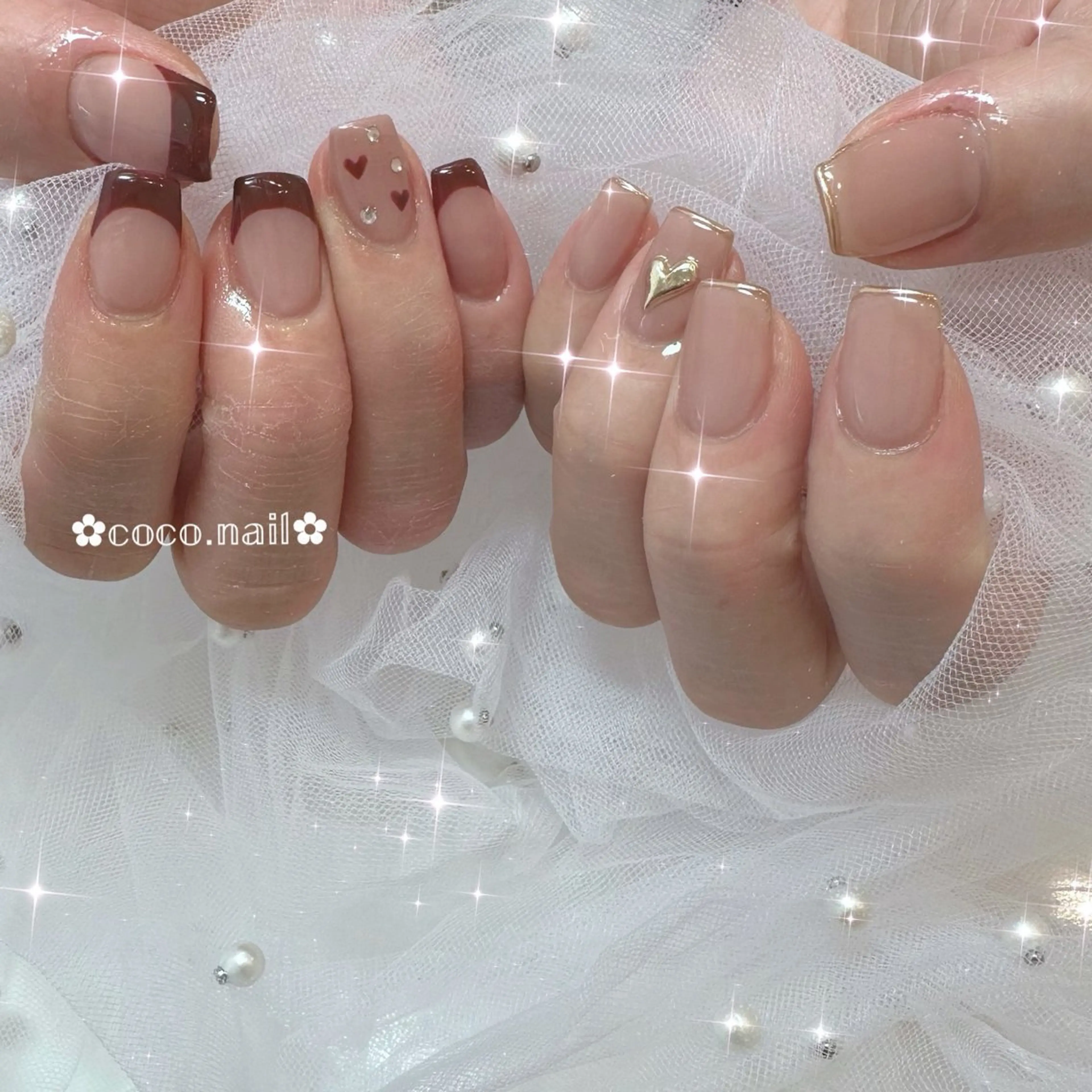 ネイル ハンドネイル lili.nail y2k/長さ出しのネイルデザイン