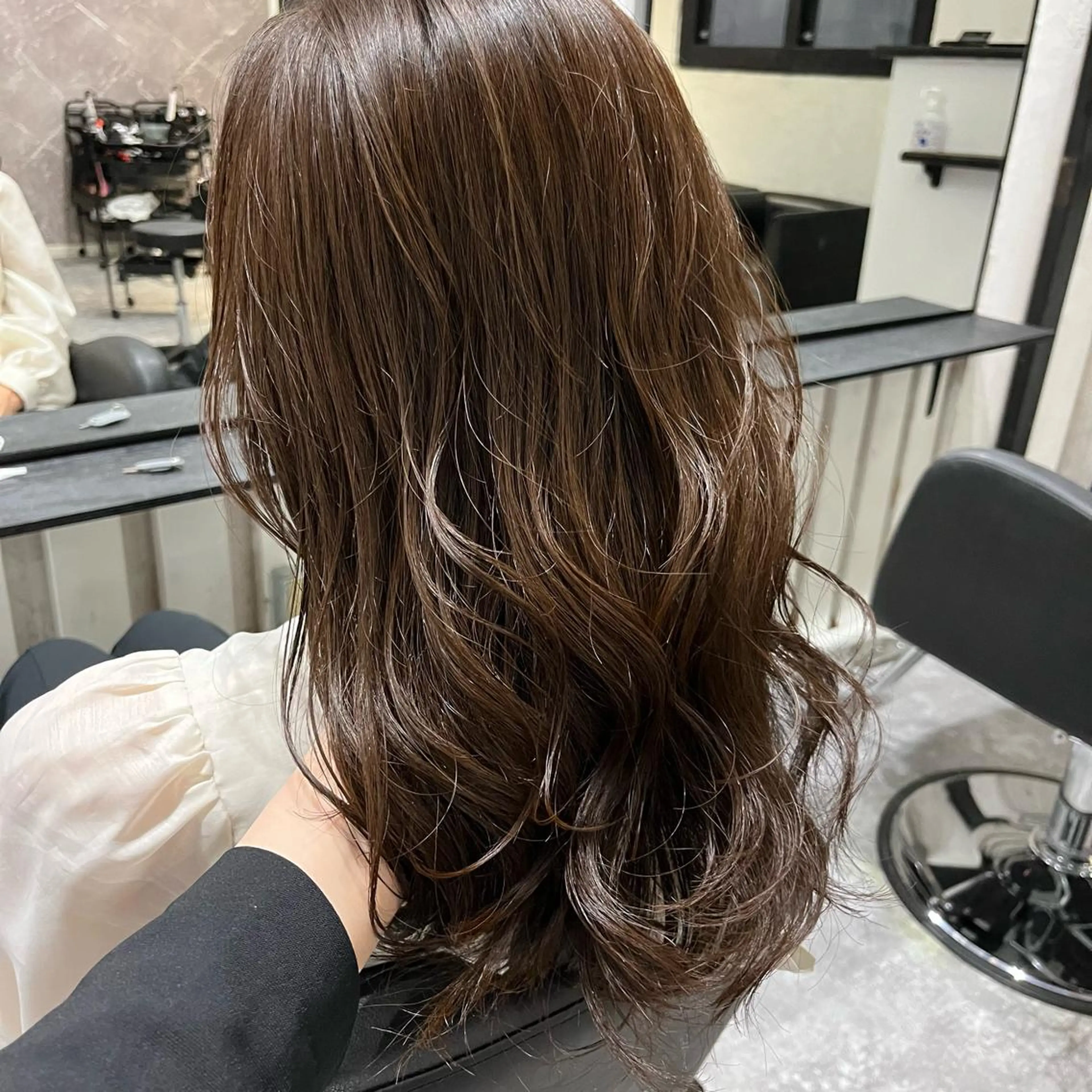 ミディアム Yu シールエクステのヘアスタイル