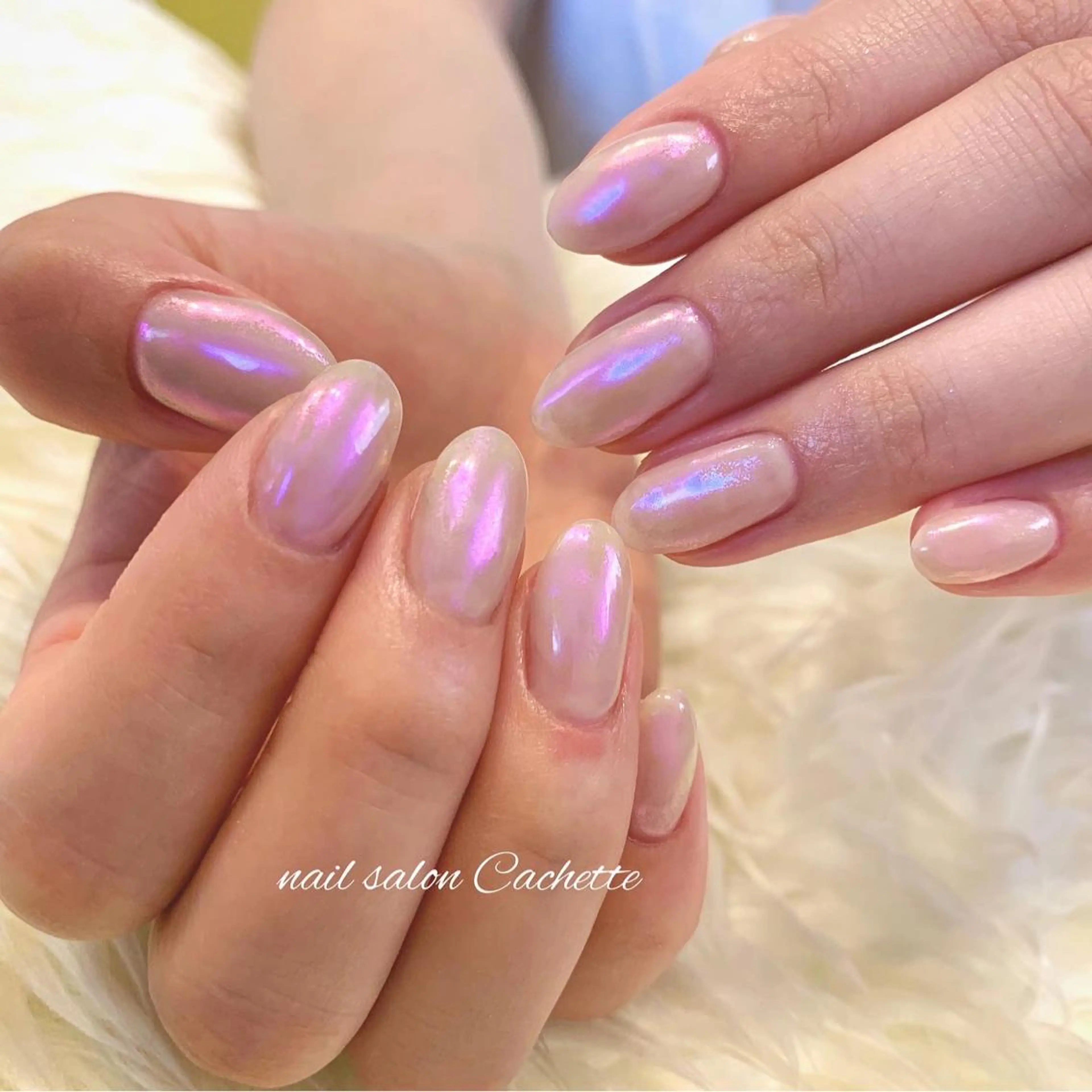 ネイル アートネイル オーロラネイル ✧Cachette✧ YUKARIのネイルデザイン