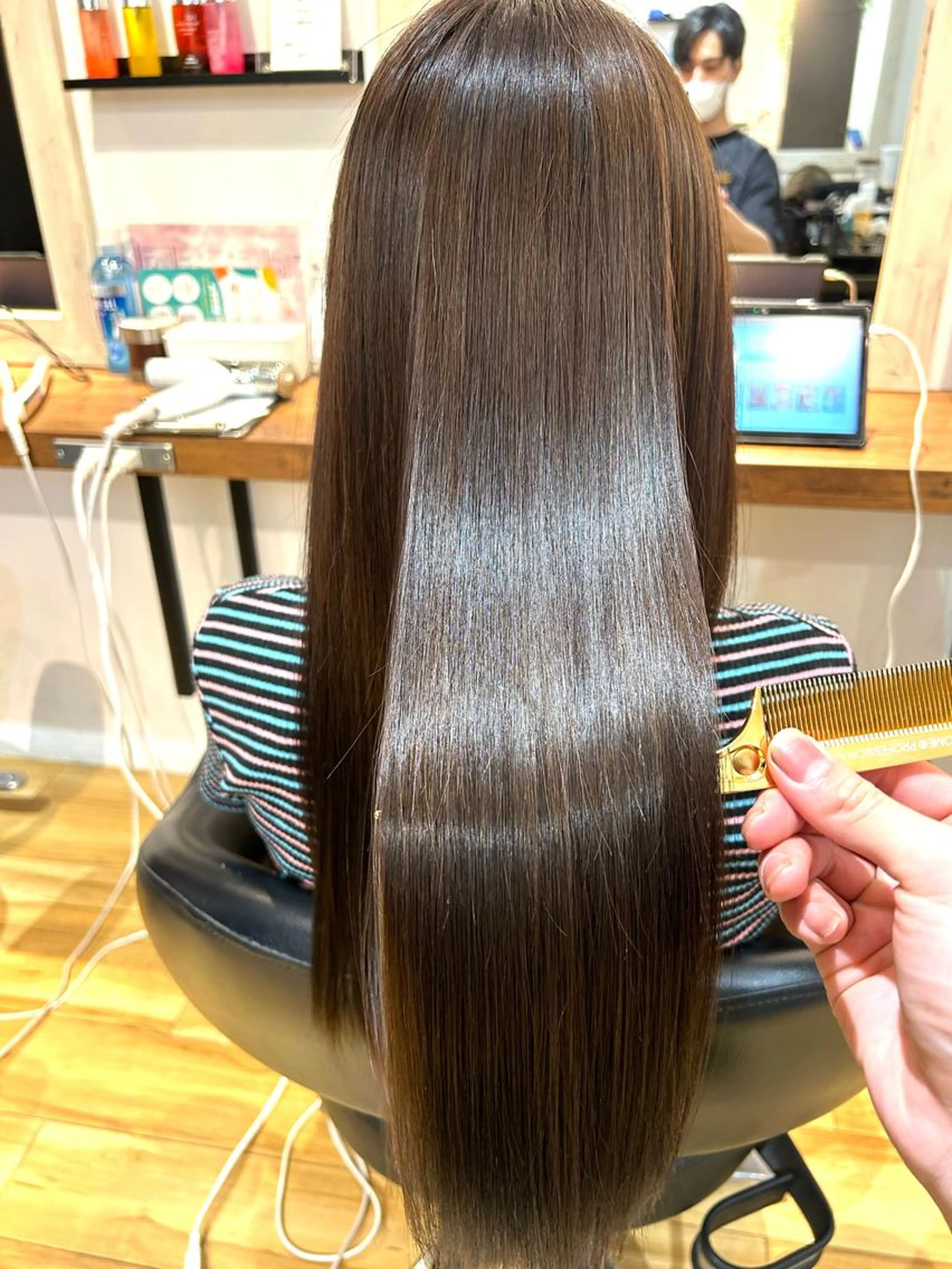 レディースカット＋ヒト幹細胞水素トリートメント（髪質改善）🌿の写真