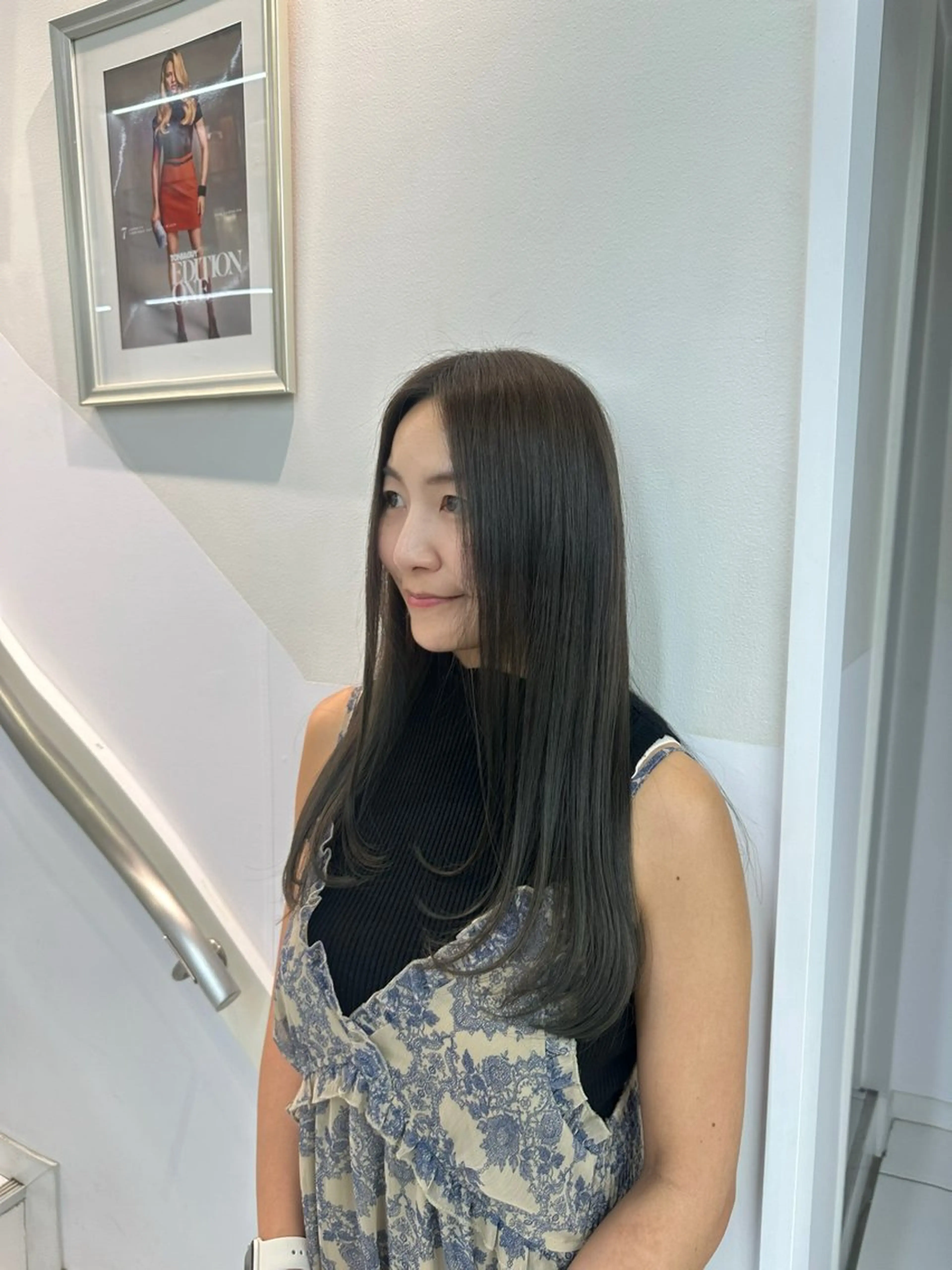 ロング レイヤーカット はにいレイヤーカット モデル募集中のヘアスタイル