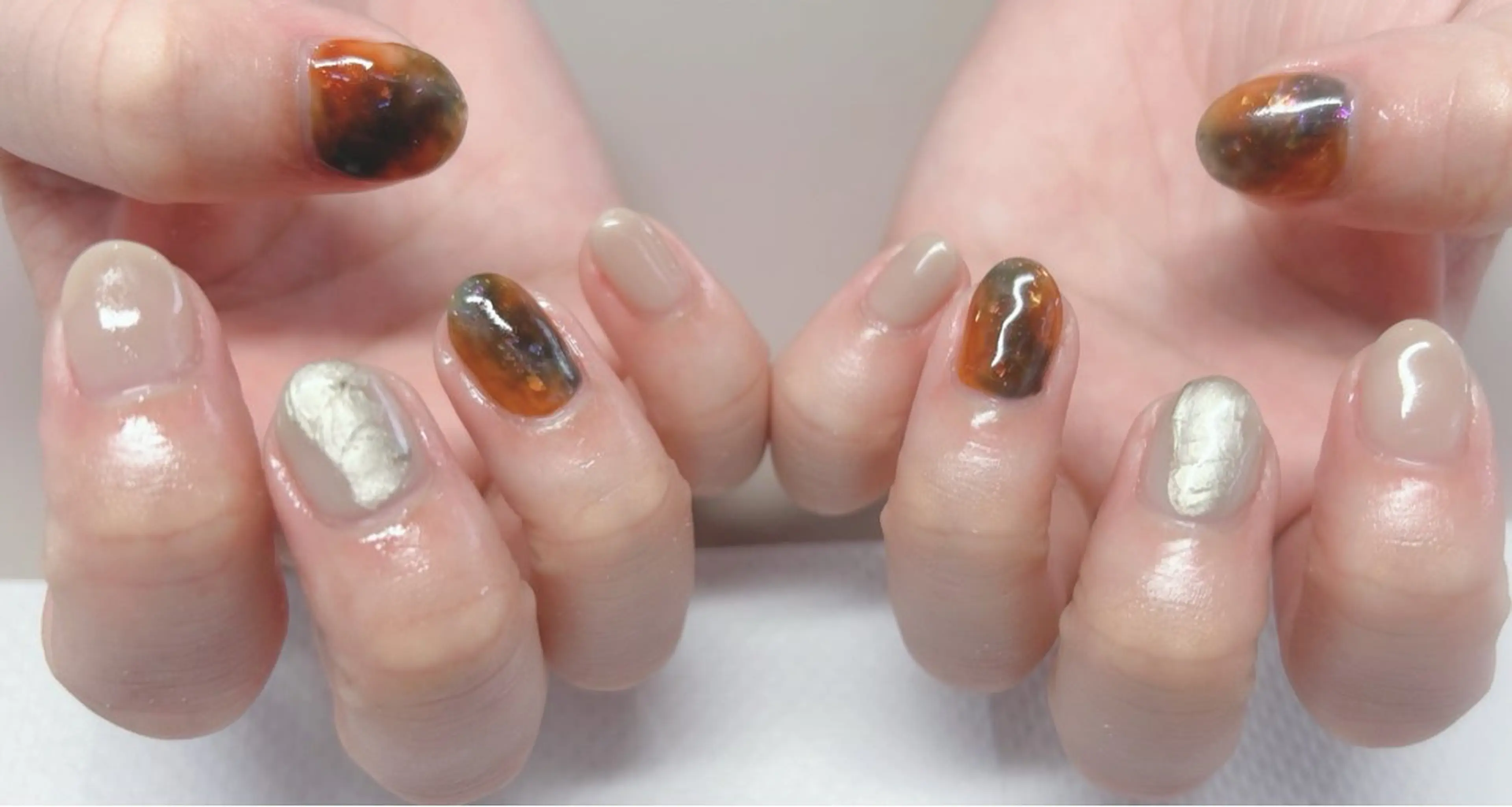 ネイル ニュアンスネイル Rairianail 室橋舞のネイルデザイン