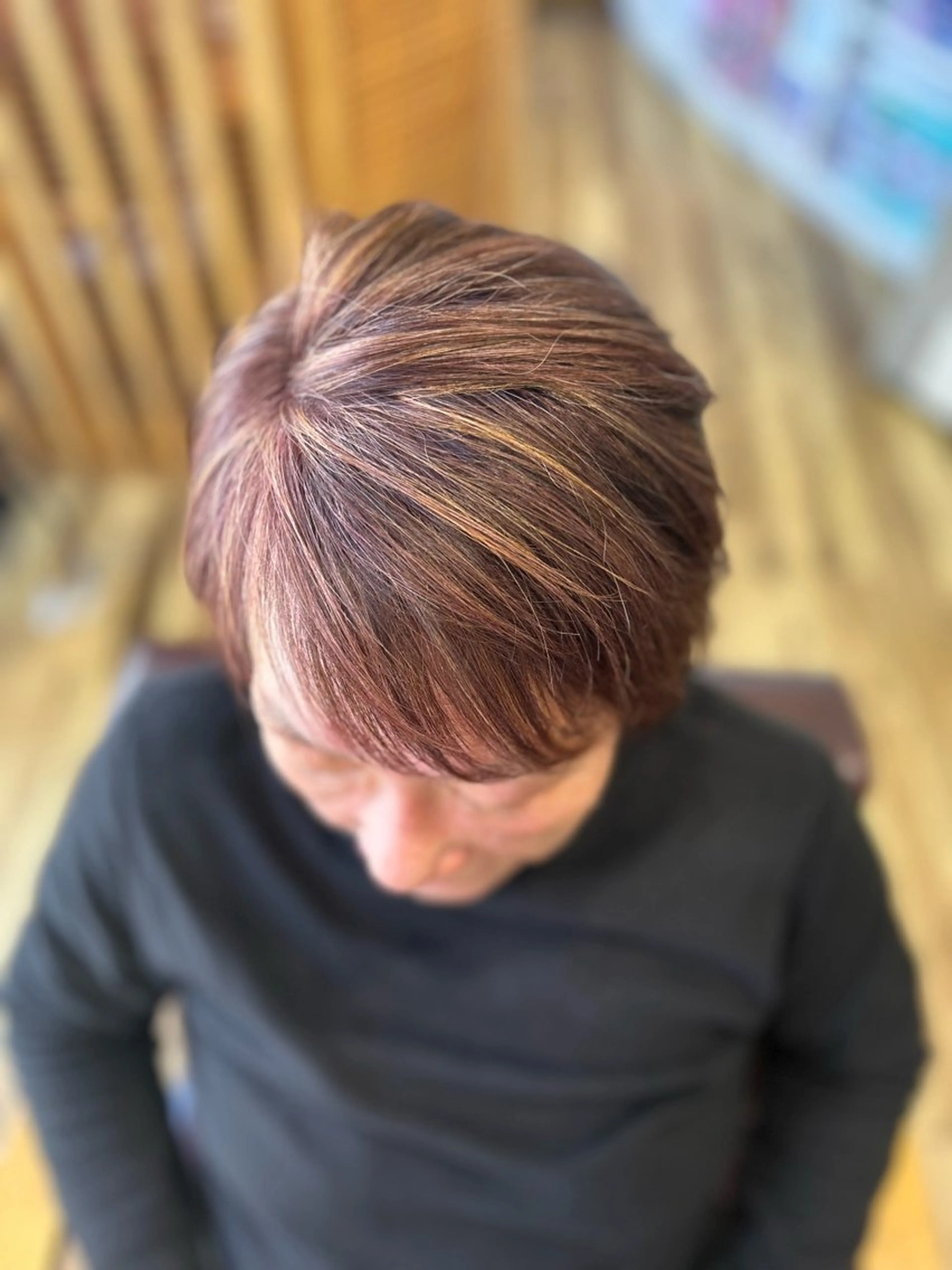 カラー 白髪ぼかし ミズヒロのヘアスタイル