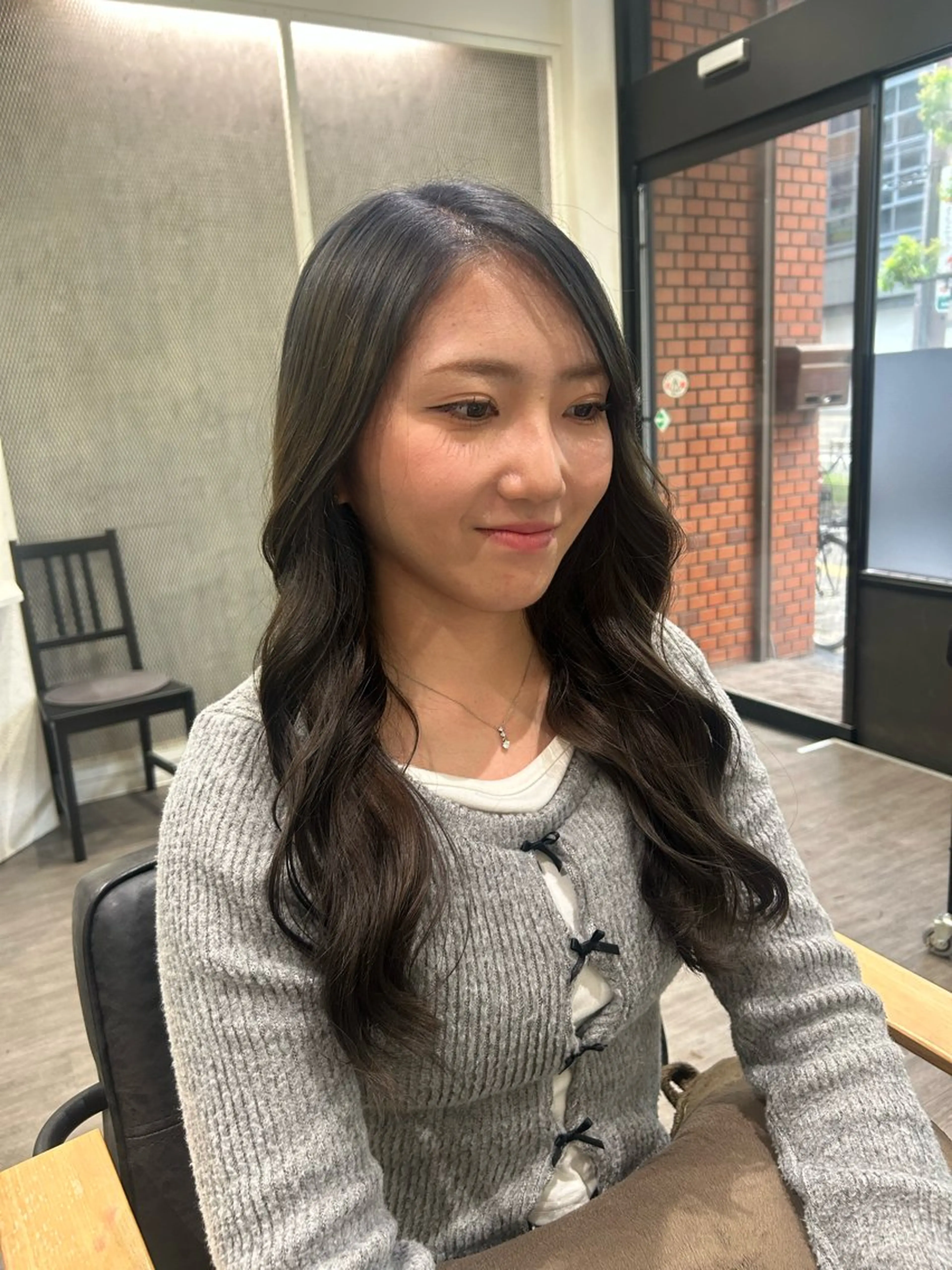 ロング カラー ヘアアレンジ ブラウンカラー 透明感カラー グレージュ ヘアカラー トリートメント cocotte 💟草間紫音💟のヘアスタイル