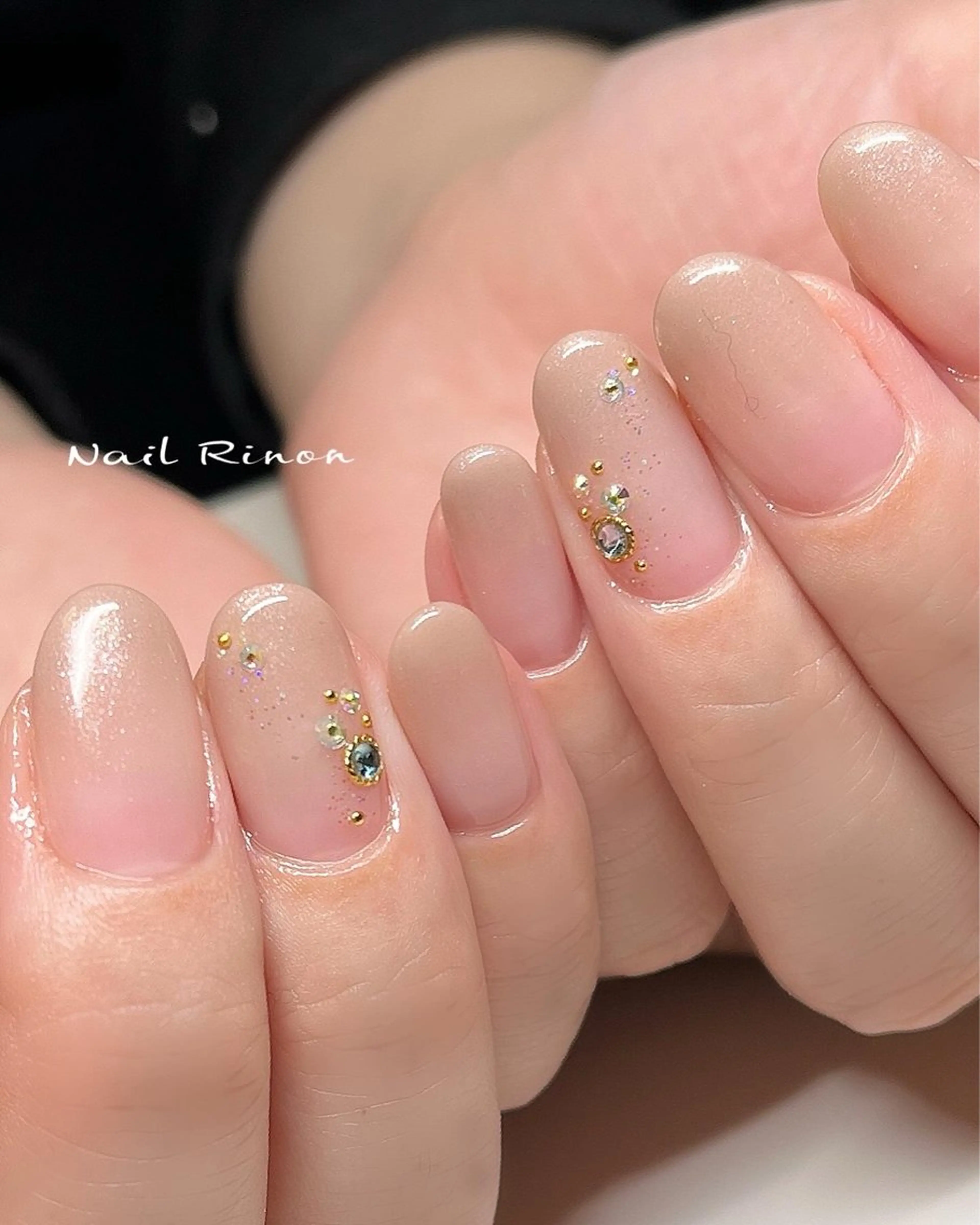 ネイル オフィスネイル ハンドネイル Nail Rinonのネイルデザイン