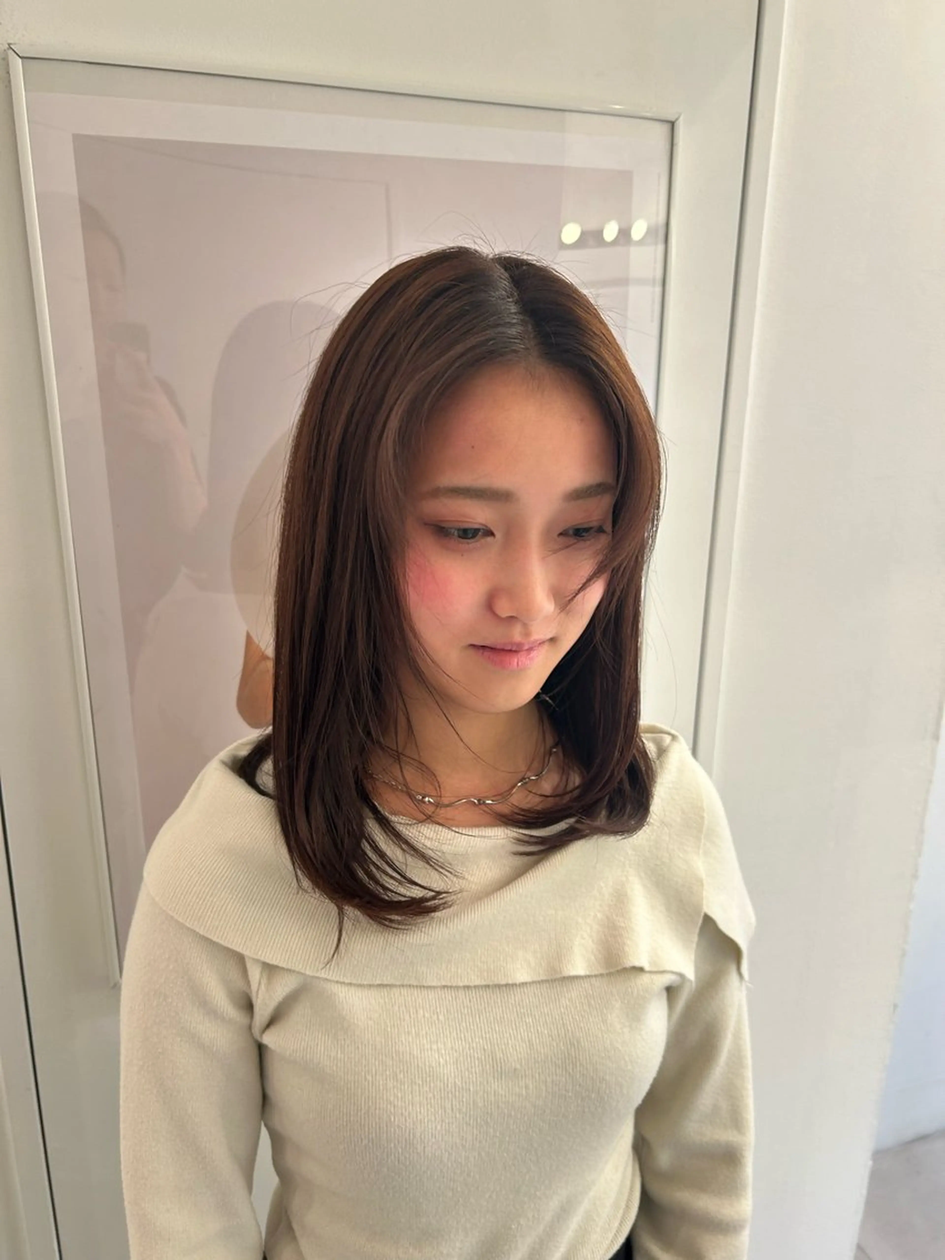 セミロング カラー ダブルカラー/ 艶カラー／こうきのヘアスタイル