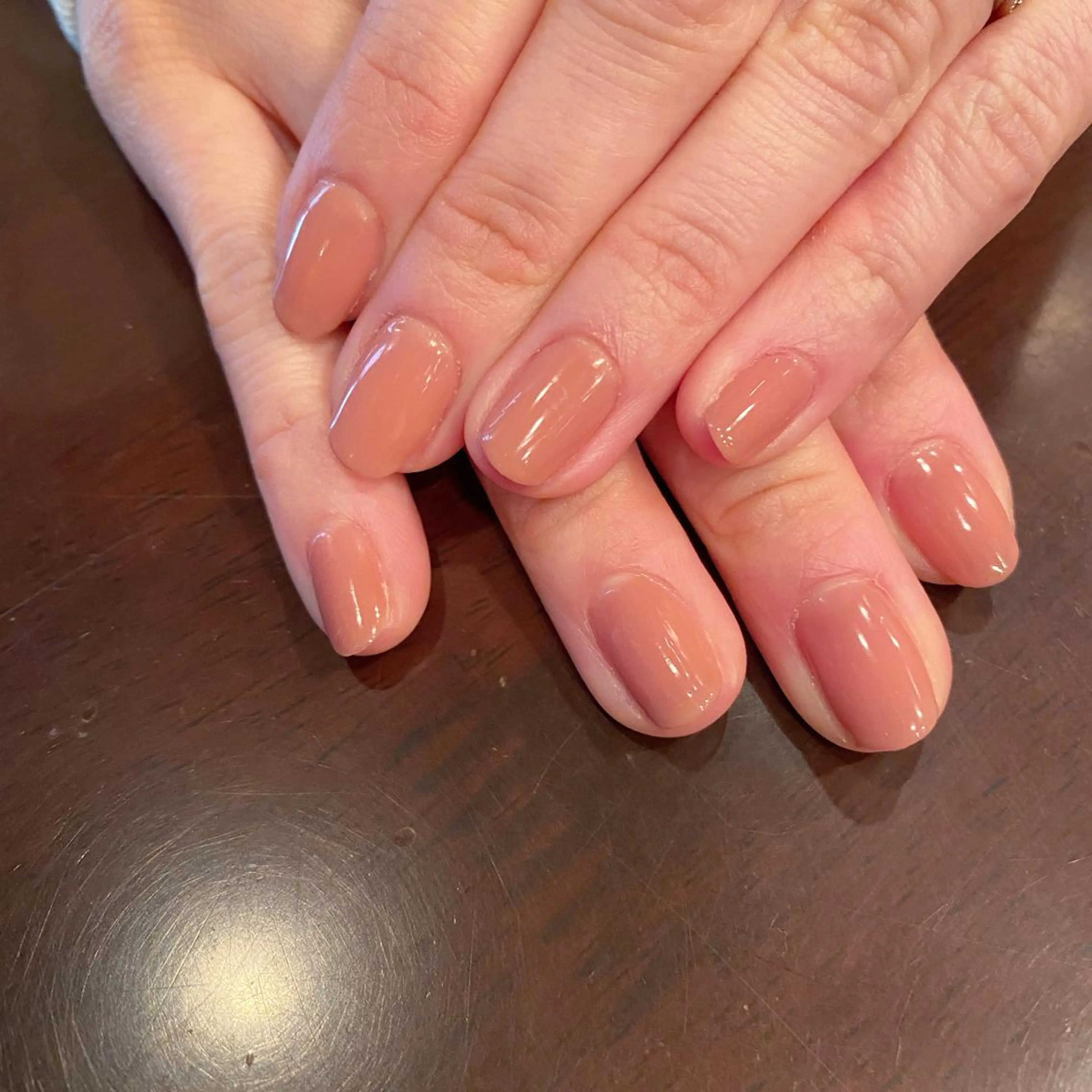 ネイル ニュアンスネイル ピンク ピンクベージュ ハンドネイル ハンドケア 葛西 知佳のネイルデザイン