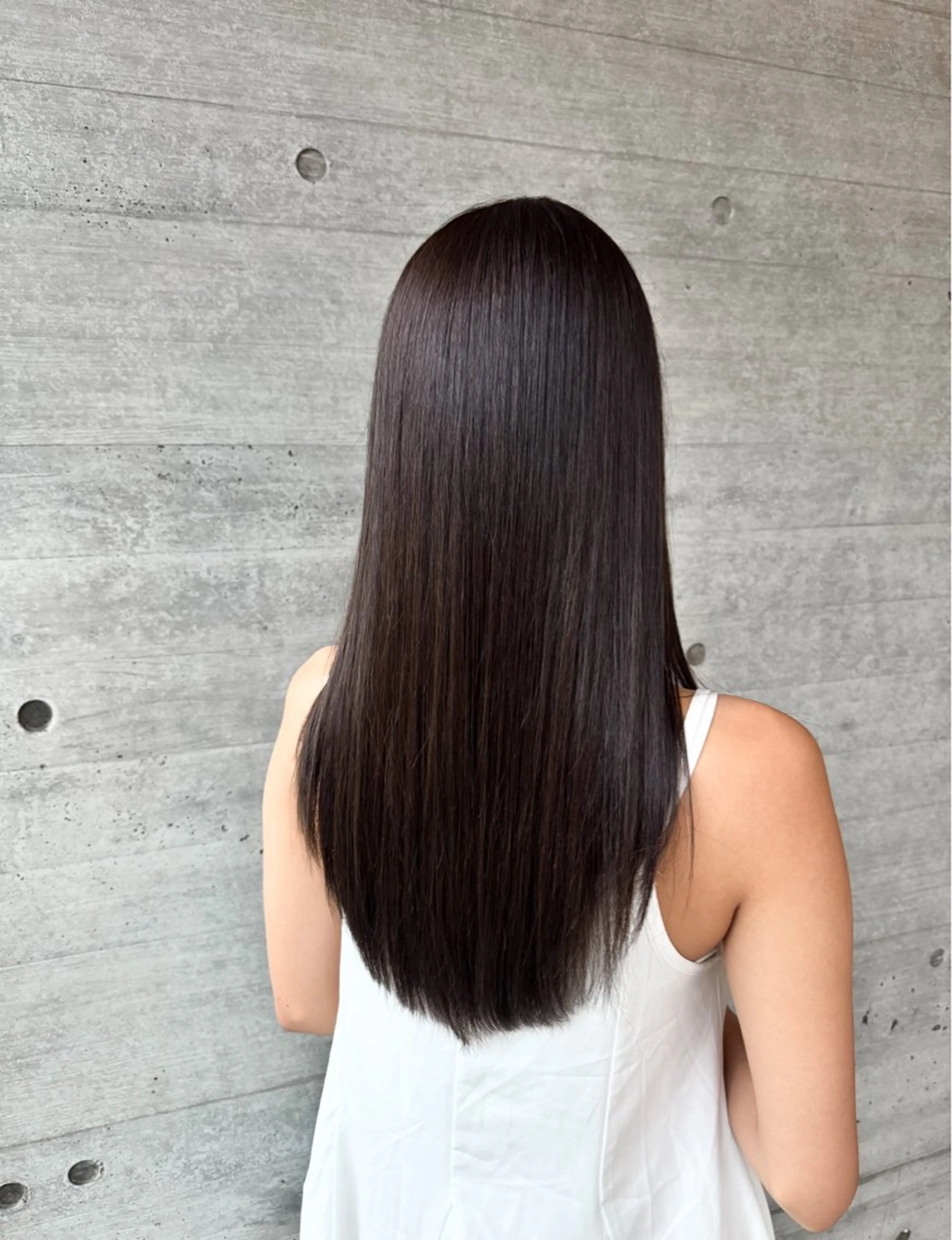 セミロング カット ヘアカラー 透明感カラー/艶髪 /鎌倉/ヤタベケンタのヘアスタイル