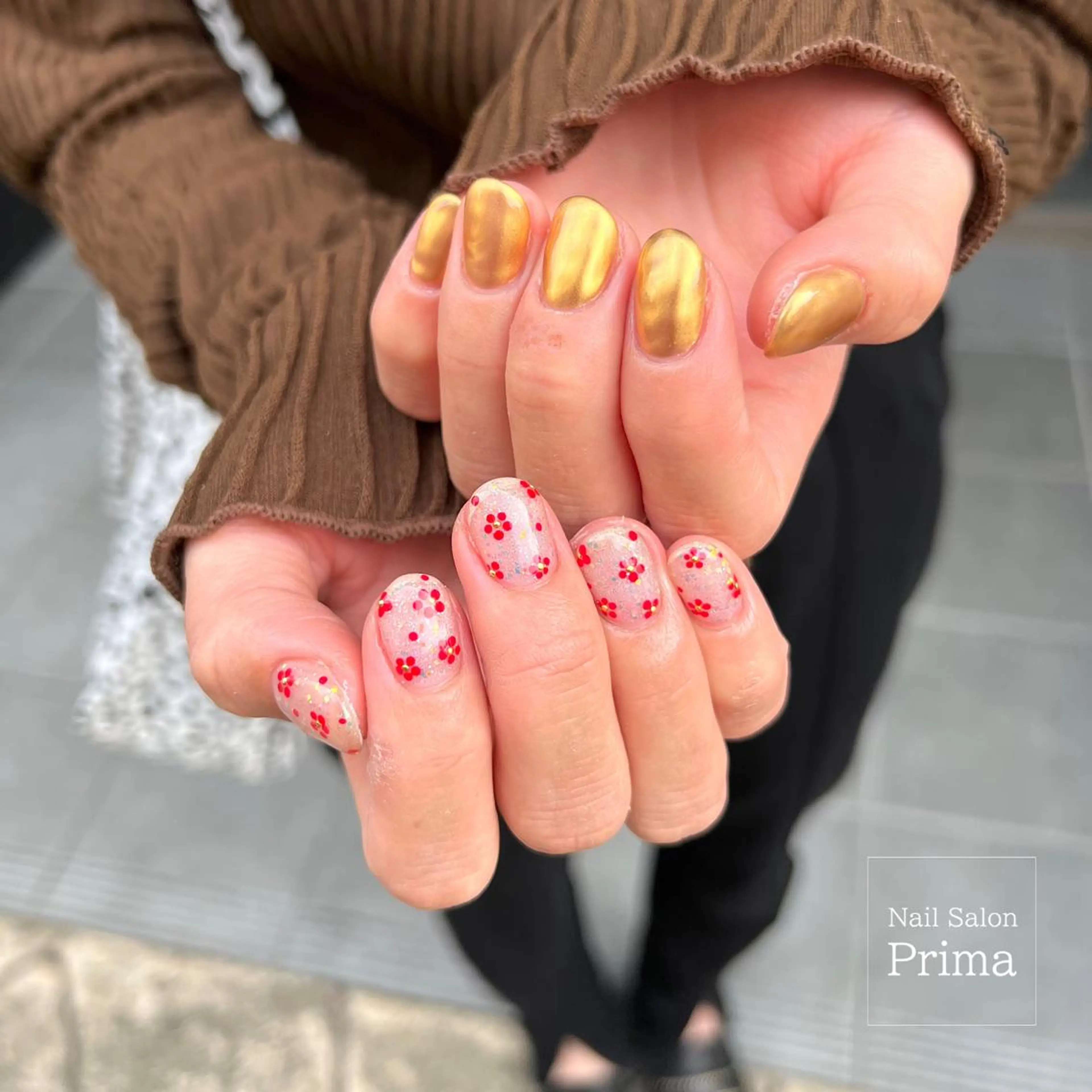ミディアム ネイル SalonPrima Nail & Eyeのネイルデザイン