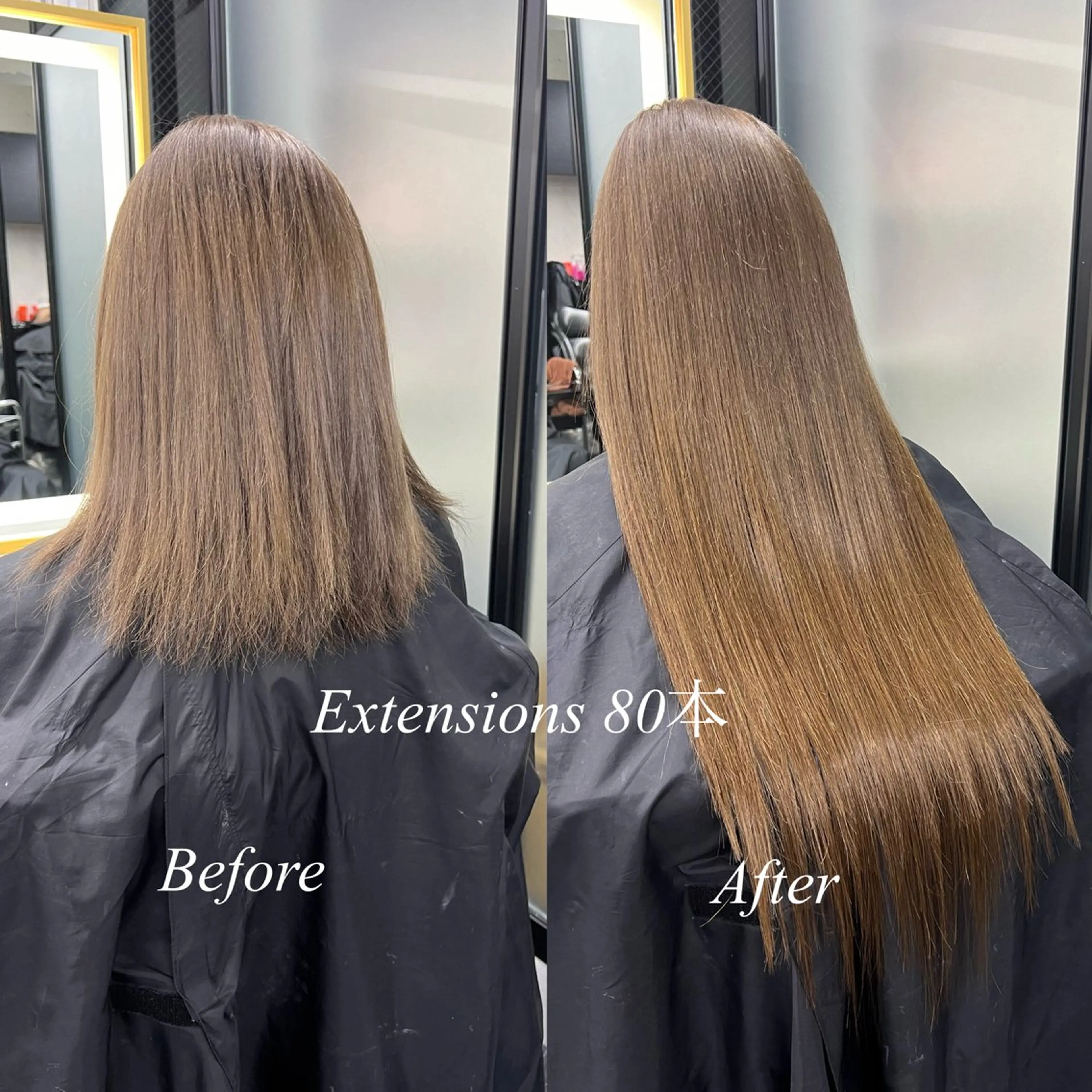 ロング カラー シールエクステ ハイトーンカラー エクステ ヘアカラー エクステ シールエクステ特化 ハイトーン、NANAのヘアスタイル