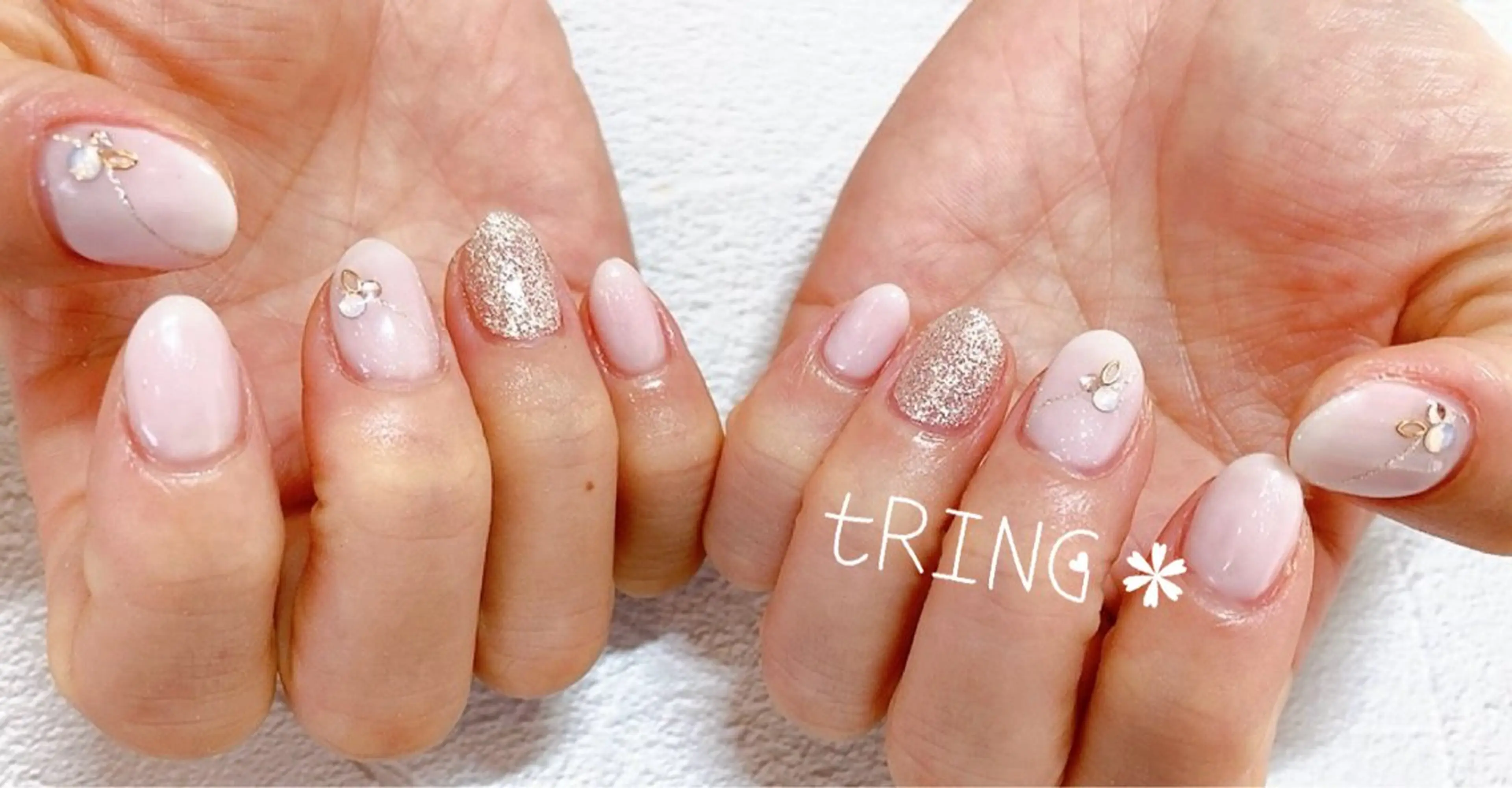 ネイル ハンドネイル tRING＊ しいの木台のネイルデザイン