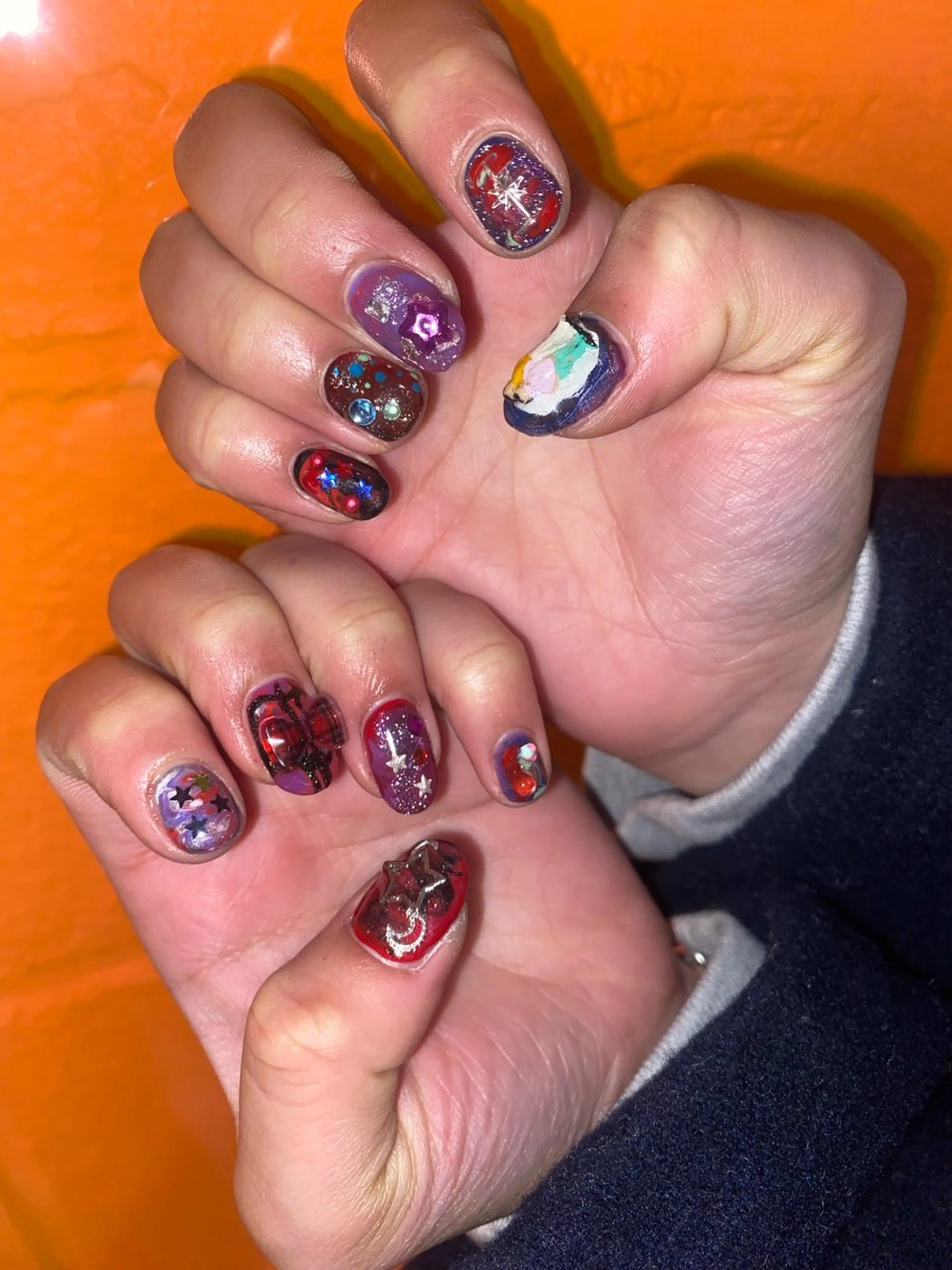 ネイル .unff所属・hana (..)個 性派/メンズネイル◎のネイルデザイン