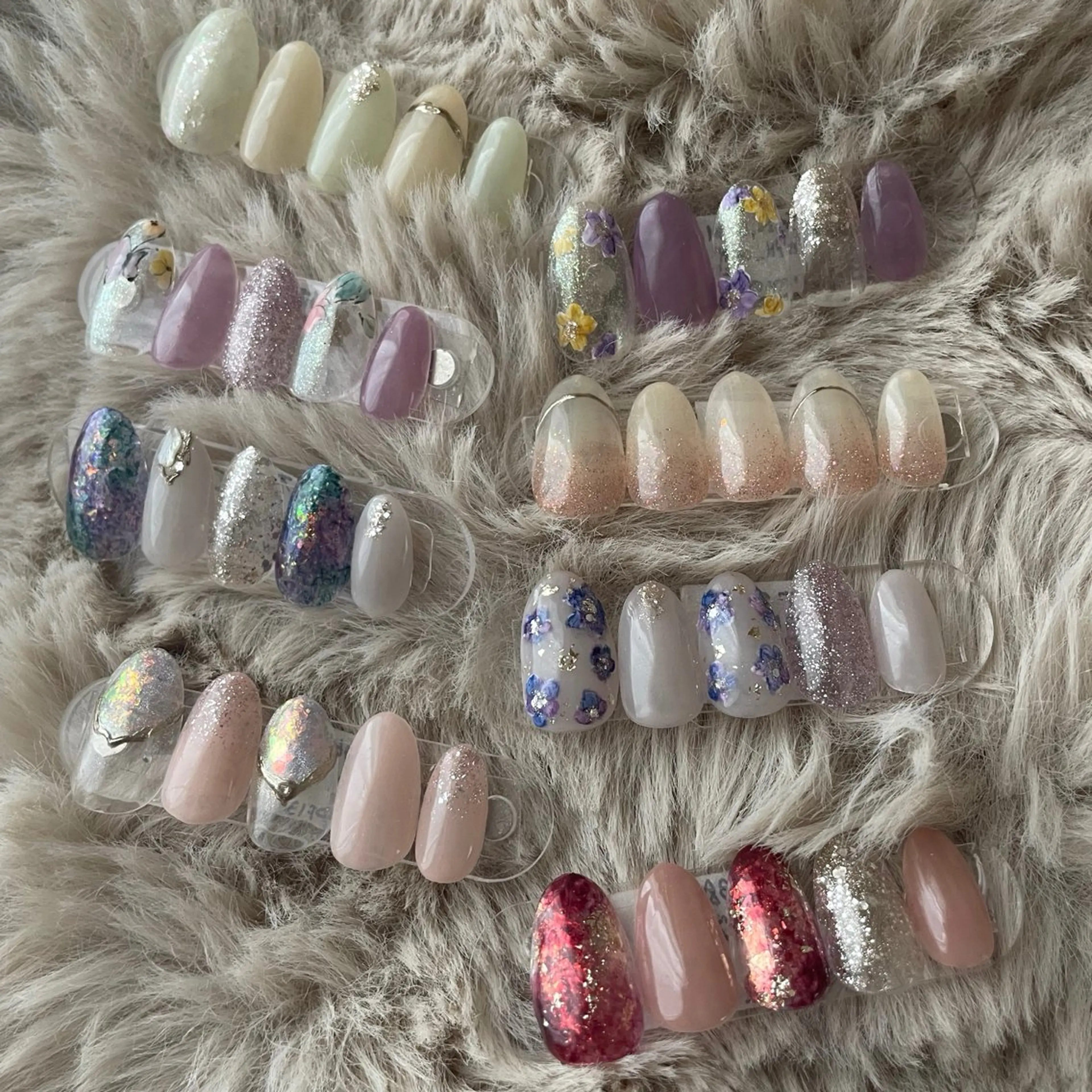 ネイル フレンチネイル グラデーション マグネットネイル ニュアンスネイル ワンカラーネイル nailsalon Lietoのネイルデザイン