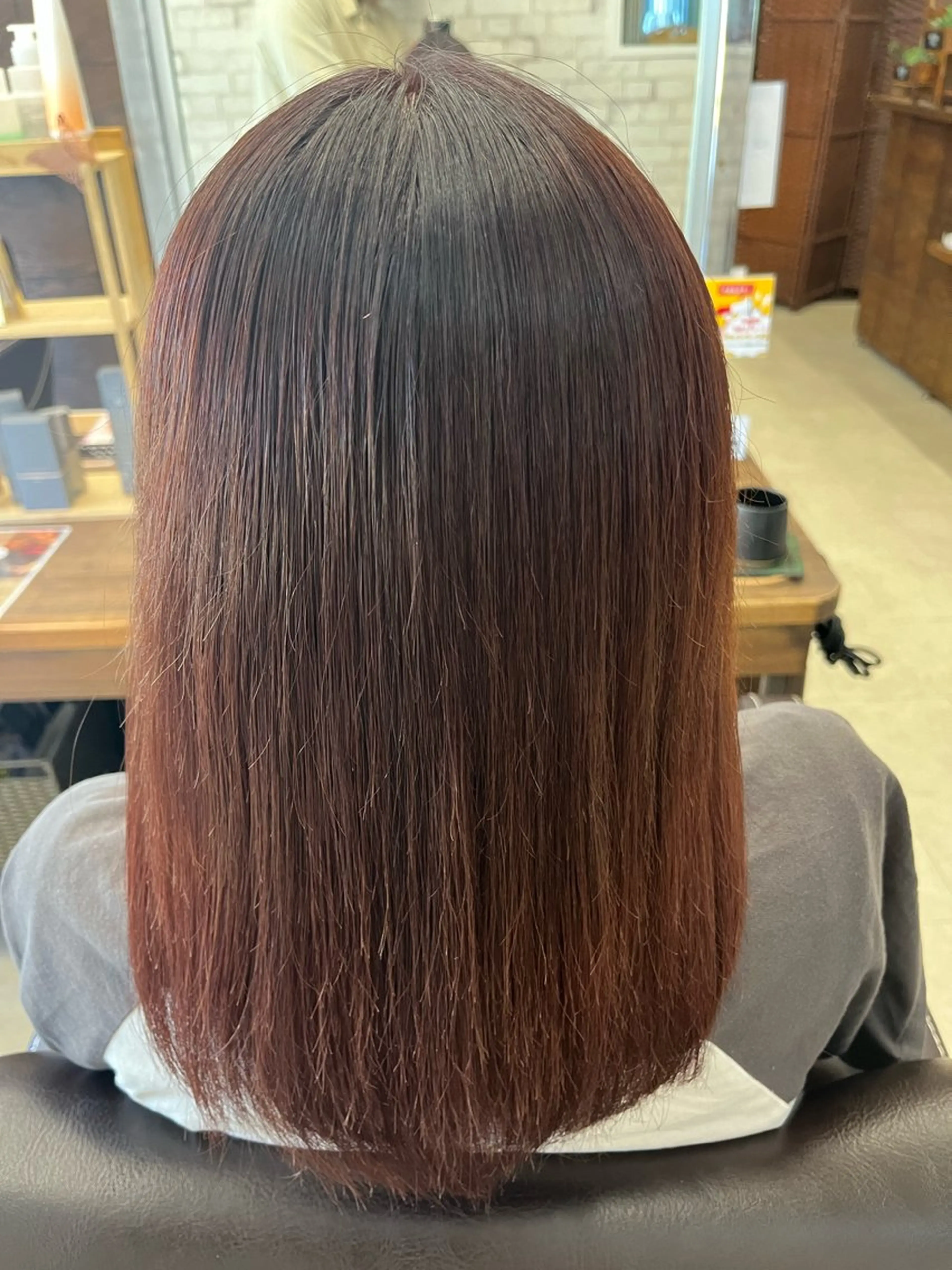 ミディアム カット 縮毛矯正 ショート/ハイライト /艶パーマ/yukiのヘアスタイル