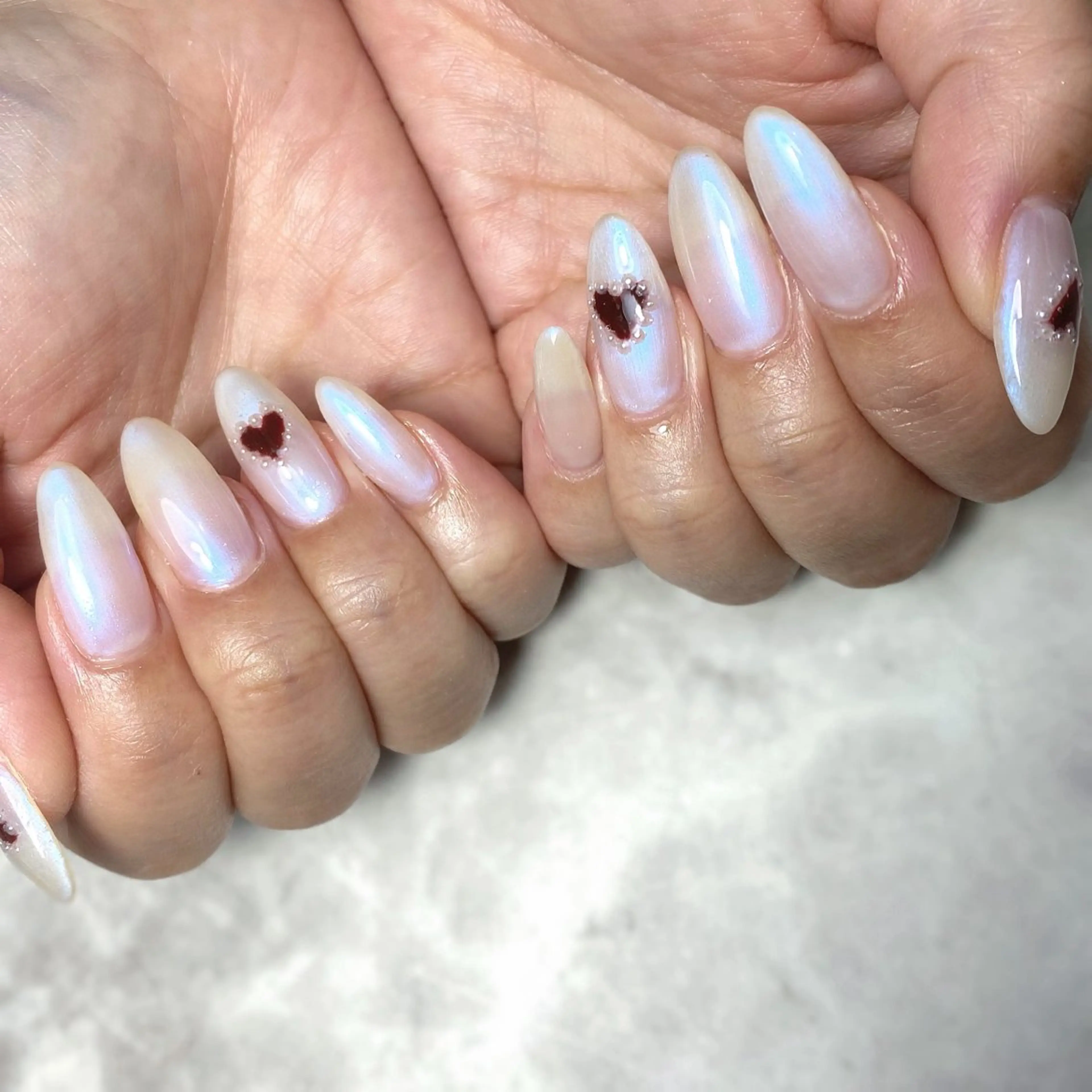 シンプル💅フレンチ･グラデーションArt4本までの写真