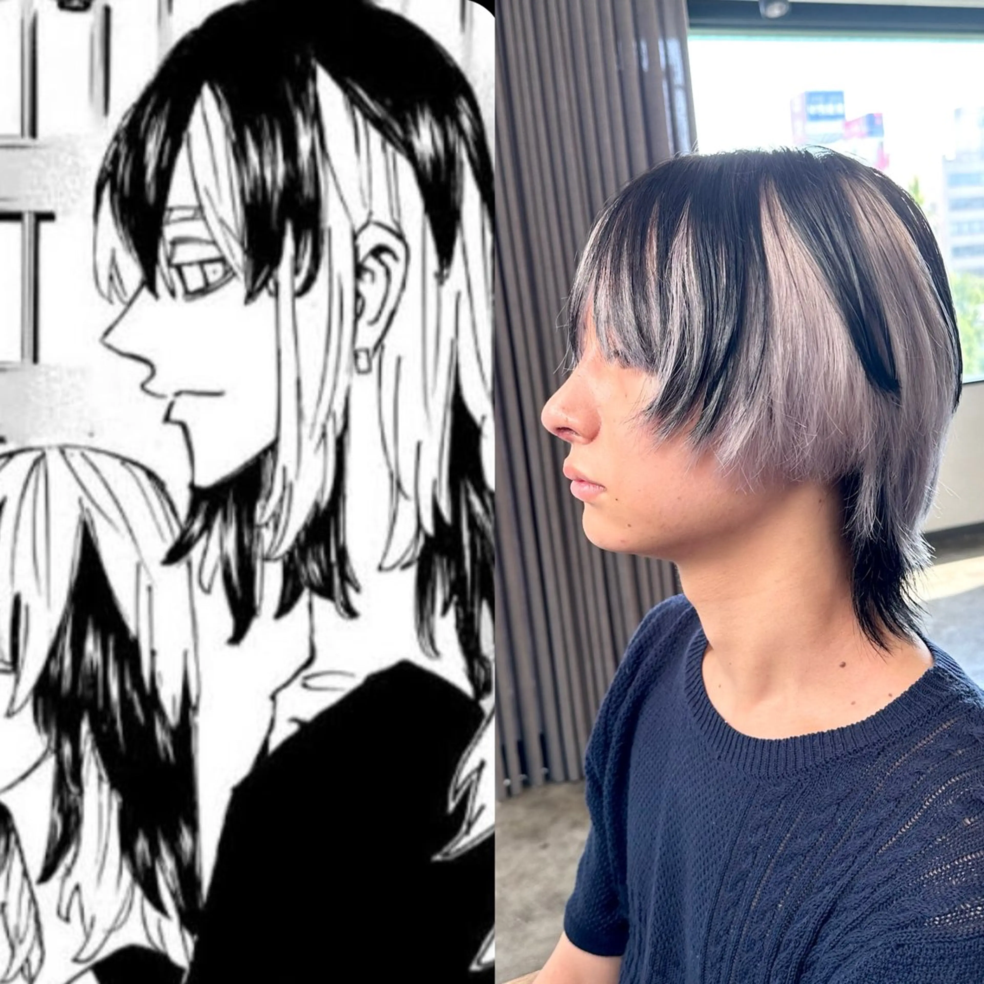 カラー メンズ メンズブリーチ メンズハイトーン メンズパーマ メンズウルフカット ブリーチ カット ヘアカラー トリートメント 骨格補正施術/メンズ 専門美容師/YUYAのヘアスタイル